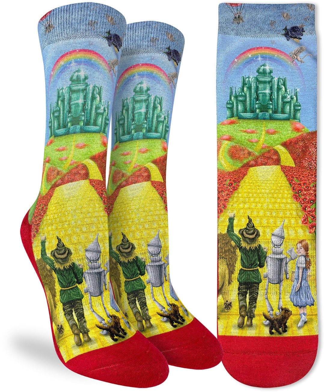 Good Luck Sock Women's Floral Dinosaurs Socks, Shoe Size 5-9 — view 189
