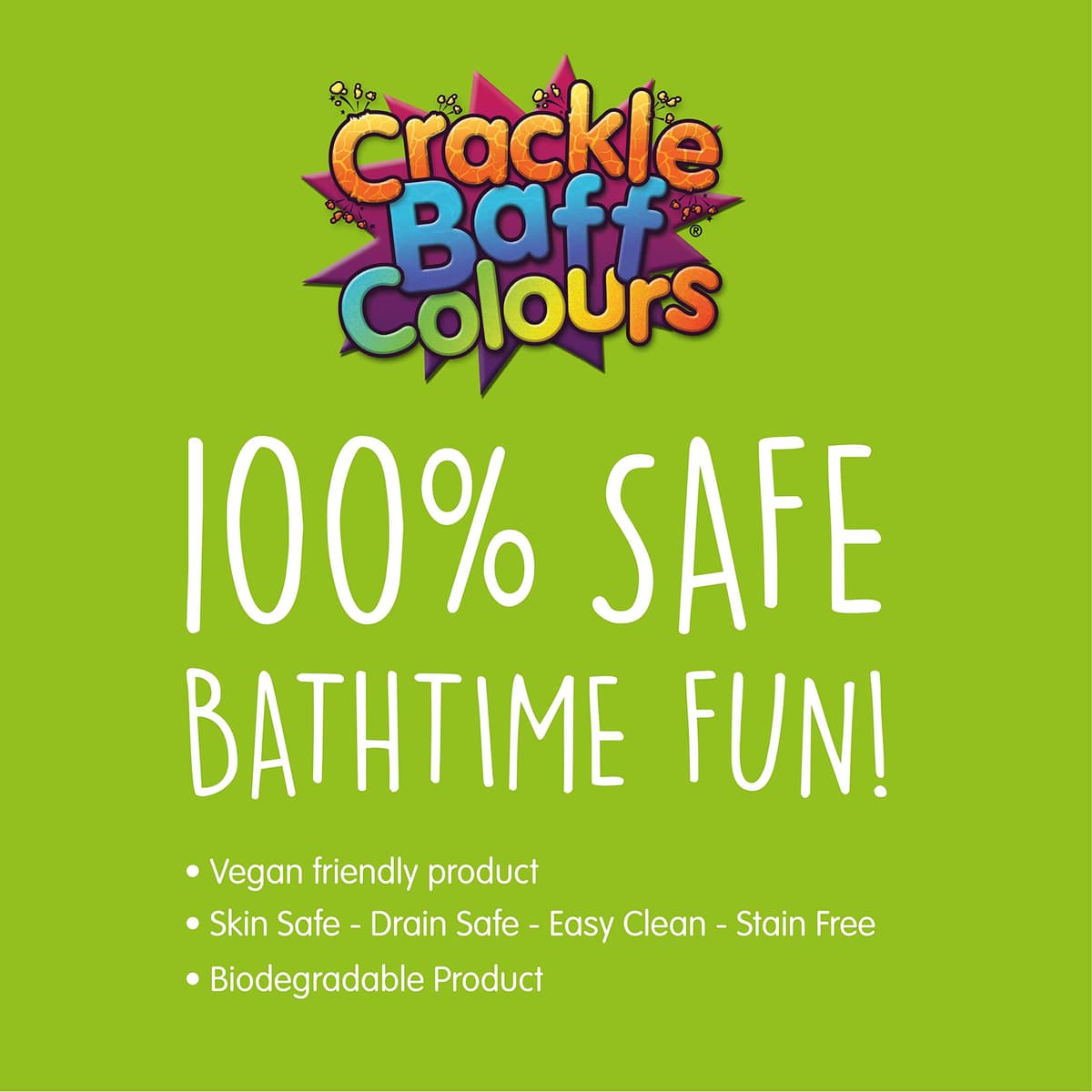 ZIMPLI - Crackle Baff Colours, 3 Bath Pack, Magically makes your water Crackle, Pop & Change Colour, Bath Toy, Pocket Money Stocking Filler Gift, UK Made — view 5