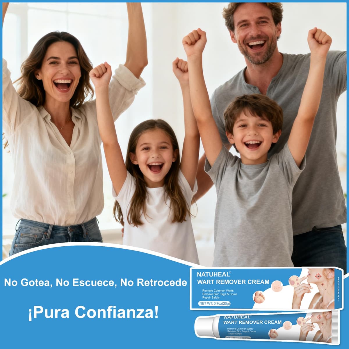 Crema para eliminar verrugas y acrocordones, kit para rostro y cuerpo, eliminación suave de verrugas plantares, comunes, callos y planas, 20 g — view 7