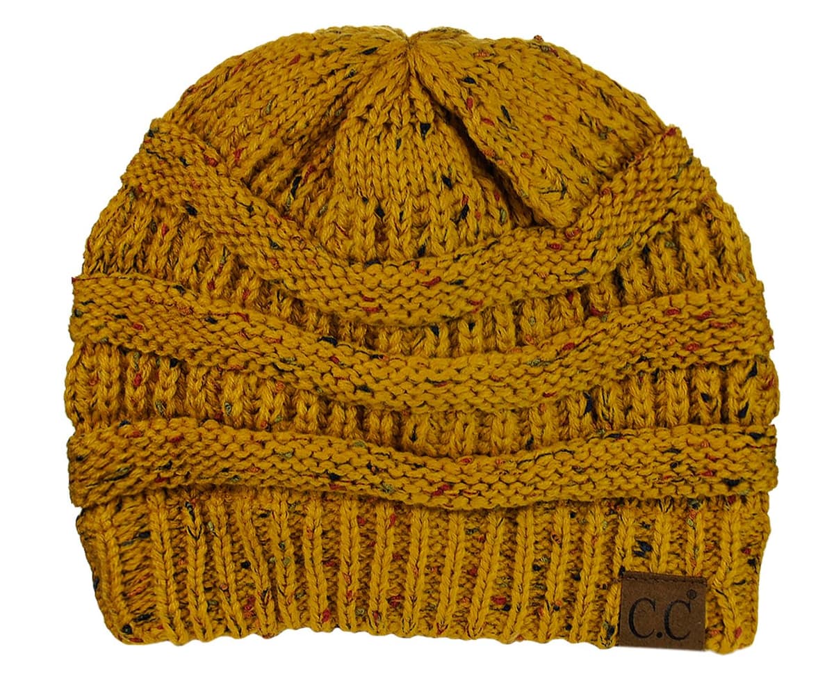 Warm Chunky Soft Stretch Cable Knit Beanie Skully — view 79