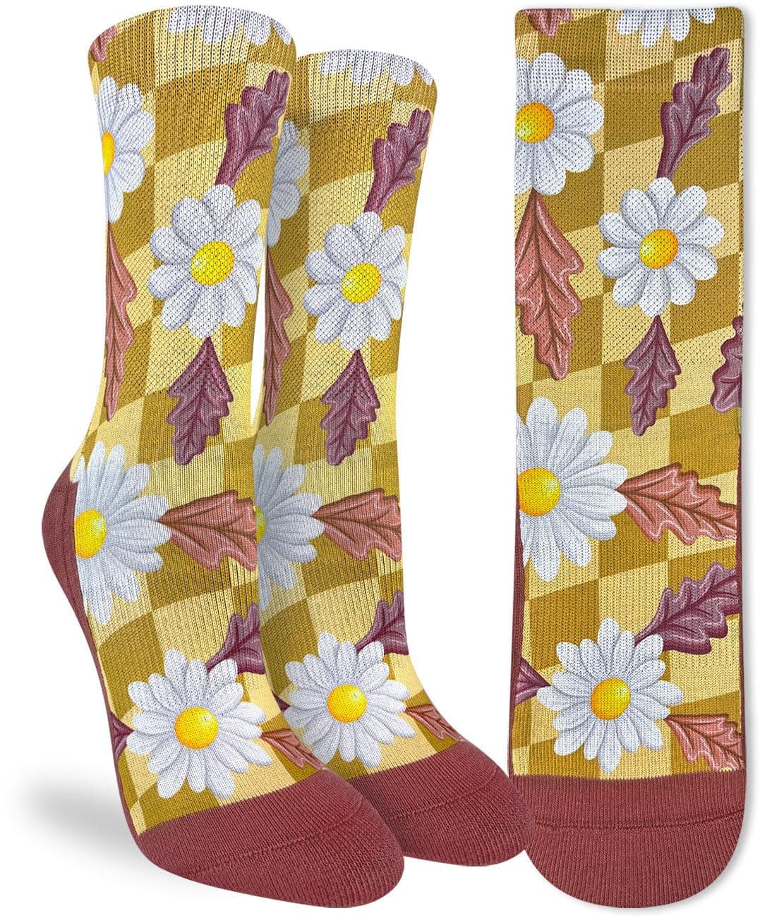 Good Luck Sock Women's Floral Dinosaurs Socks, Shoe Size 5-9 — view 74