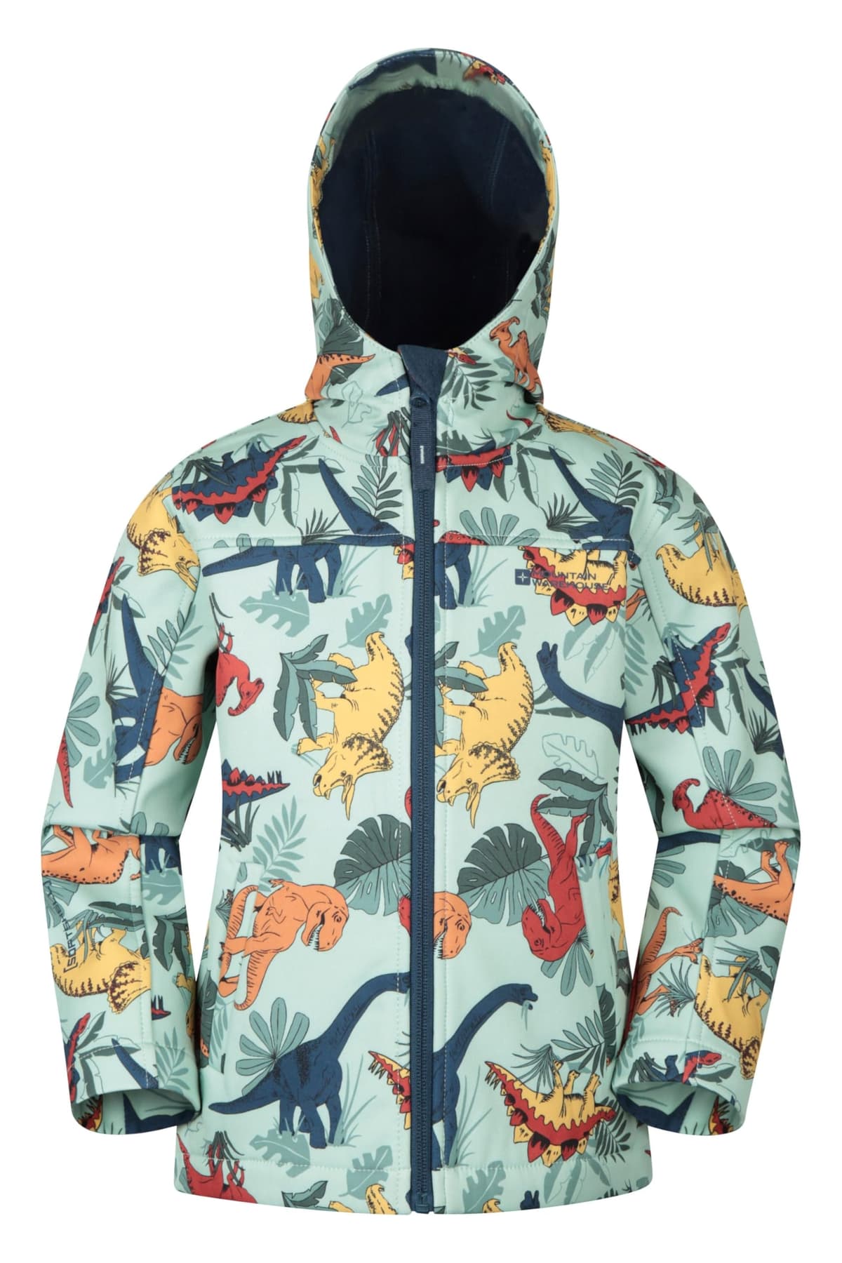 Mountain Warehouse Exodus Kids Softshell Jacket - Breathable, Wind & Water Resistant, Fleece Lined Coat, For Boys & Girls - Best For Sping Summer & Hiking — view 9