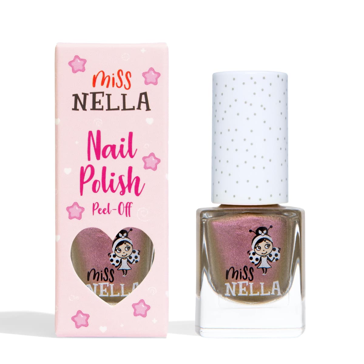 Miss Nella BLUEBERRY SMOOTHIE- Esmalte de uñas especial morada con brillantina para niños, con fórmula despegable, a base de agua y sin olor — view 42