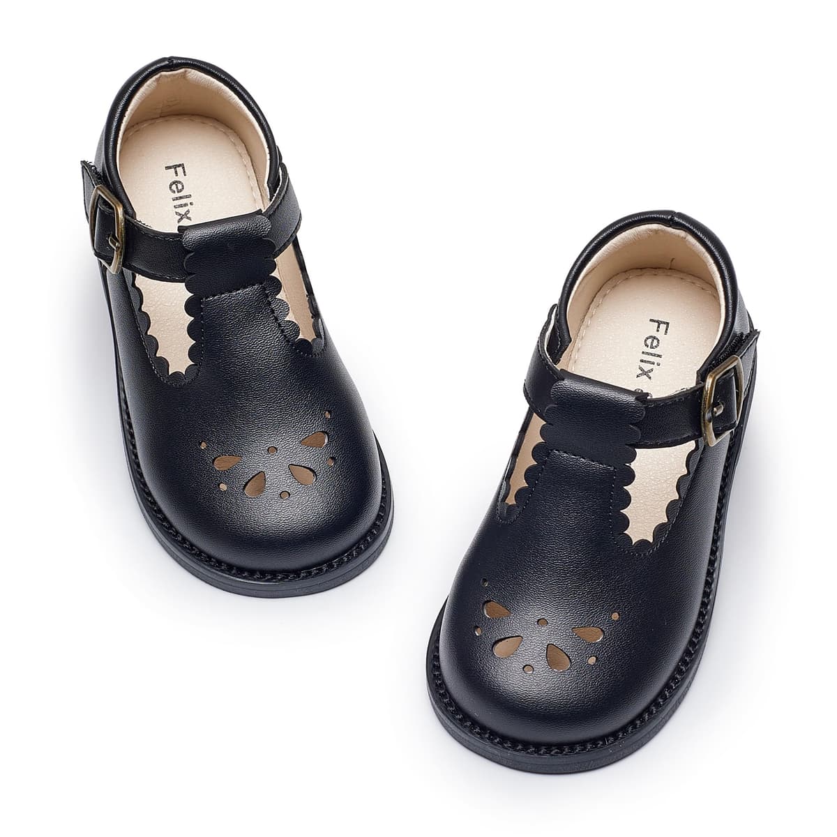 Felix & Flora Toddler Little Girl Mary Jane Dress Shoes - Ballet Flats for Girl Party School Shoes — view 67
