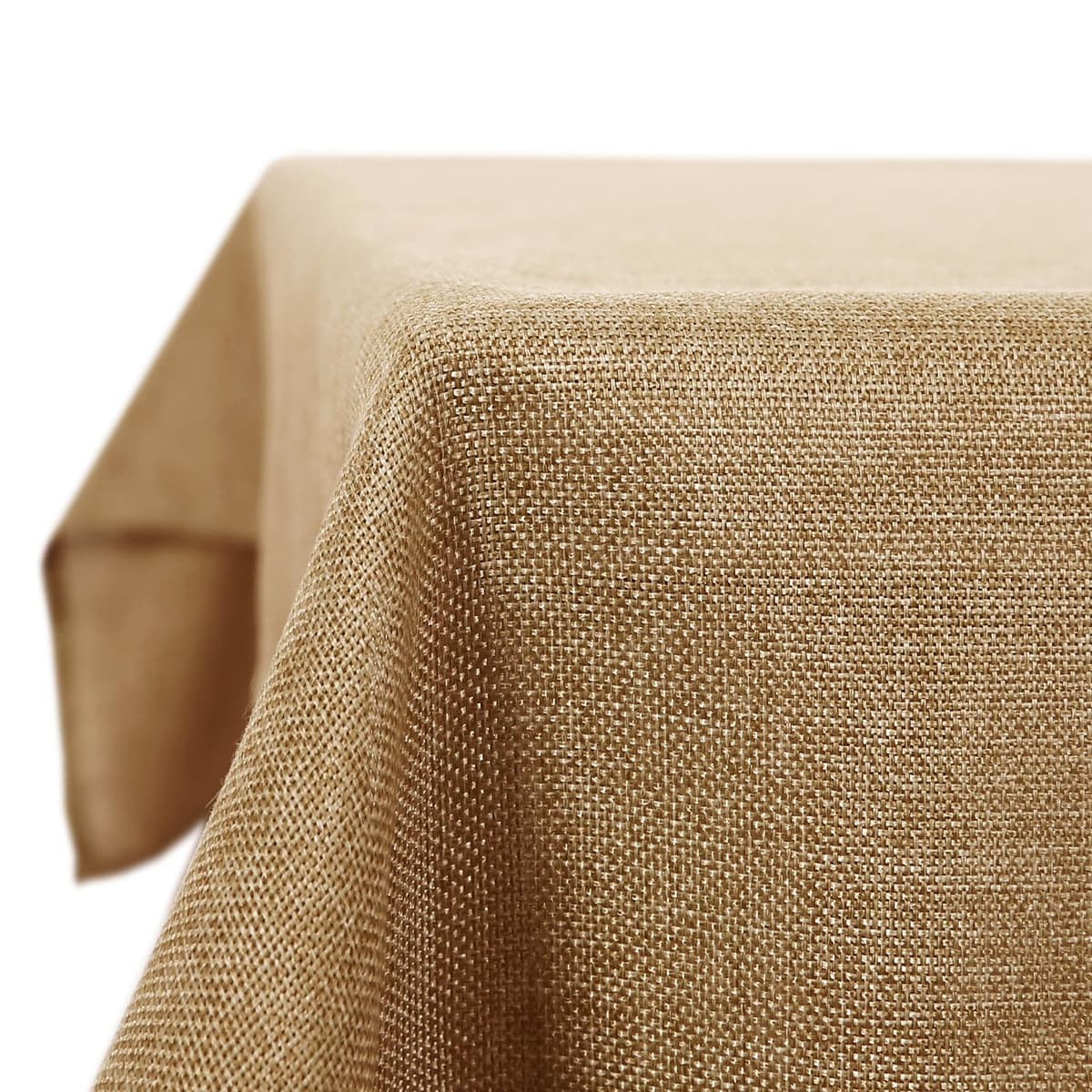 Deconovo Mantel Mesa Rectangular para Comedor Cocina o Salón Efecto Lino 130 x 200 cm Color Lino — view 20