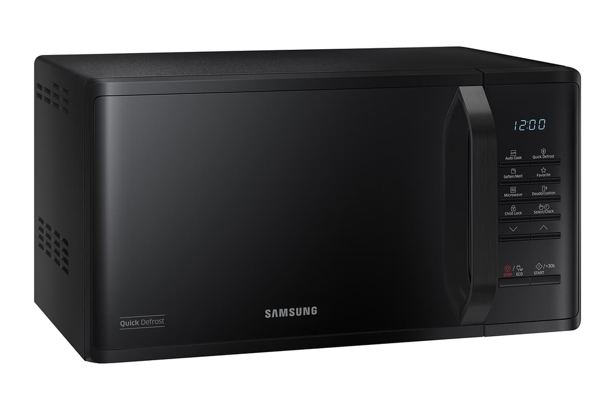 Samsung MS23K3513AK Solo Microwave, 23 Litre, Black — view 5