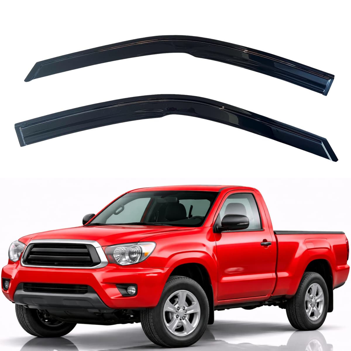KPY Rain Guards Fit for 2006-2013 Lexus IS250 IS350, Out-Channel Window Visors Vent Wind Deflectors 4PC, Car Accessories for 06-13 Lexus is Series — view 348
