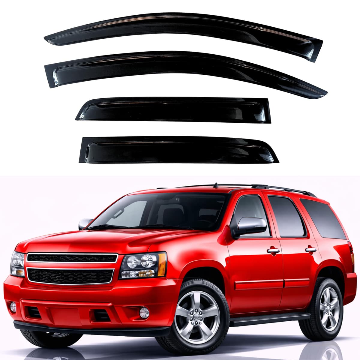 KPY Rain Guards Fit for 2006-2013 Lexus IS250 IS350, Out-Channel Window Visors Vent Wind Deflectors 4PC, Car Accessories for 06-13 Lexus is Series — view 42
