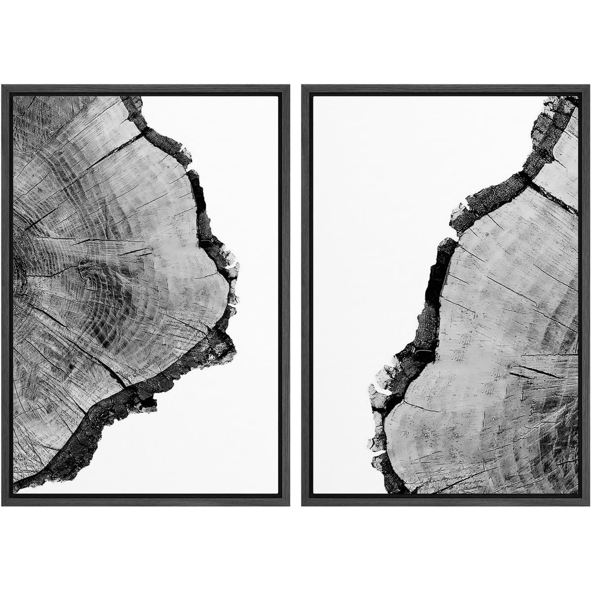 SIGNWIN Framed Canvas Print Wall Art Abstract Wave Pattern Modern Art Minimalist Neutral Decor for Living Room, Bedroom, Office - 16"x24"x2 Natural — view 67
