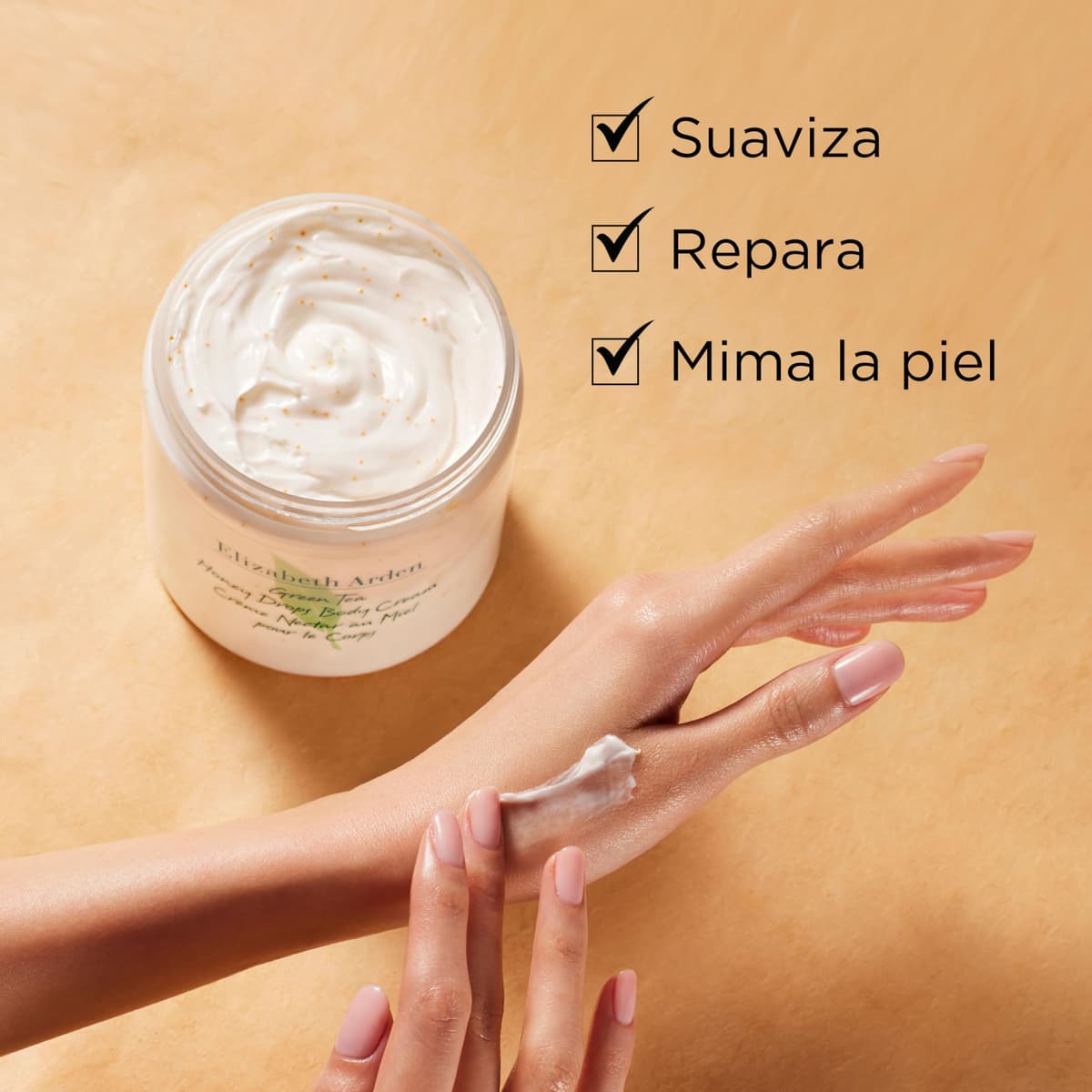 Elizabeth Arden - Green Tea Honey Drops, Crema Corporal con Gotas de Miel y Extracto de Té Verde, Revitaliza e Hidrata la Piel, Refresca y Alivia, Regenera la Piel más Seca, 500 ml — view 2
