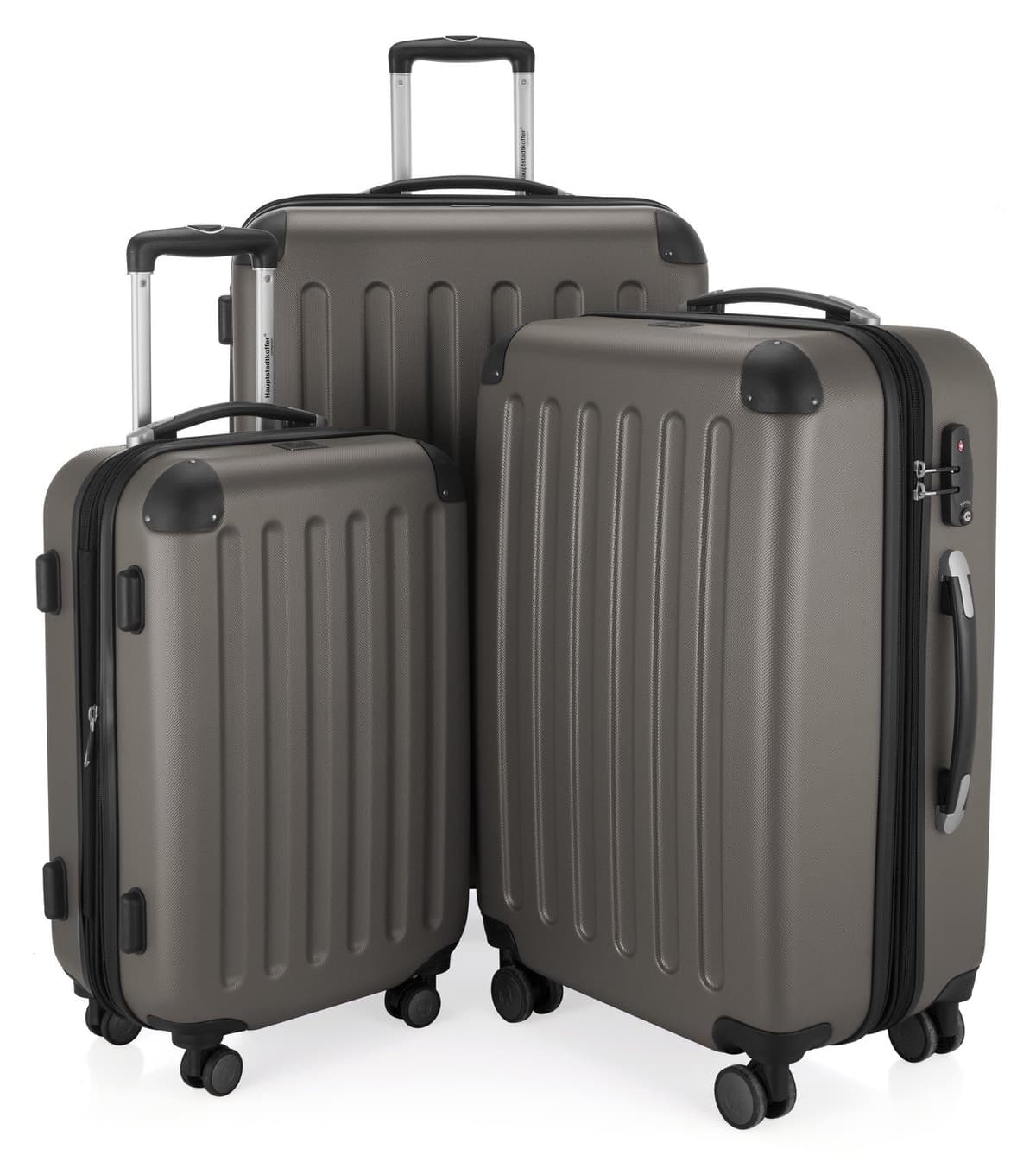 HAUPTSTADTKOFFER - Spree - Equipaje de Mano, Maleta rígida, Trolley expandible, 4 Ruedas Dobles, TSA, 55 cm, 42 litros, Blanco — view 51