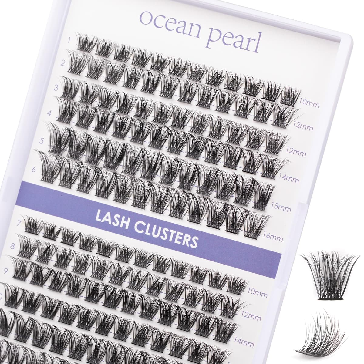 False Eyelashes Russian Strip Lashes D Curl 3D 10 Pairs Fake Lashes Natural False Eyelashe with Eyelash Glue Clear Adhesive Long Lasting Waterproof Multipack Eyelashes — view 20