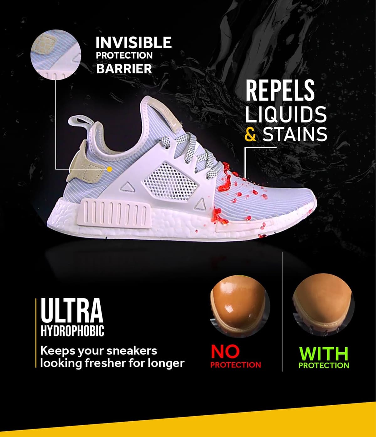 Crep Protect Shoe Protector Spray - 200ml Rain & Stain Waterproof Nano Protection for Sneaker, Leather, Nubuck, Suede & Canvas — view 2