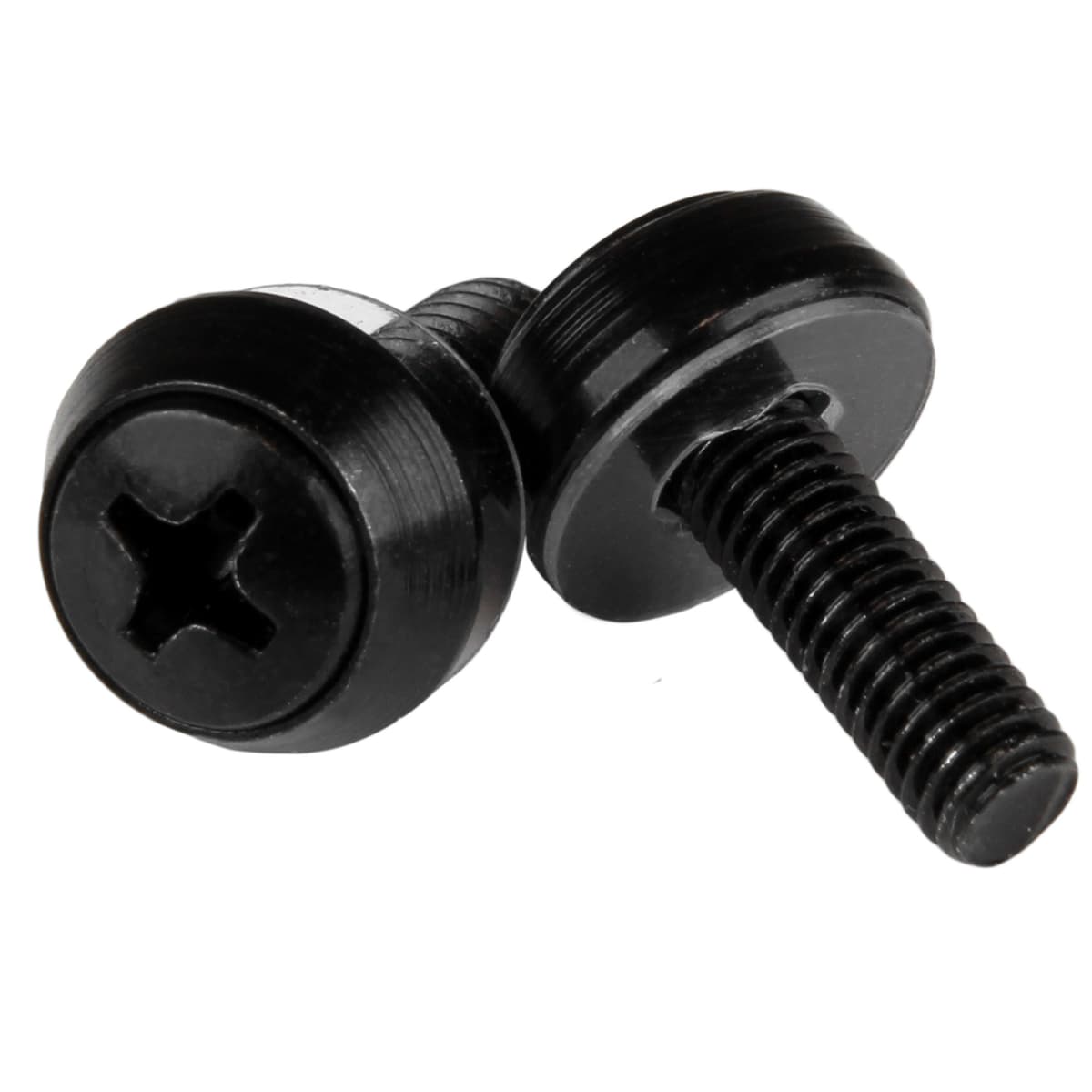 StarTech.com M5 Cage Nuts and Screw - 12 mm Rack Screws and Cage Nuts - 50 Pack - Black - Replacement Serve Rack Screws (CABSCREWM5B) — view 7