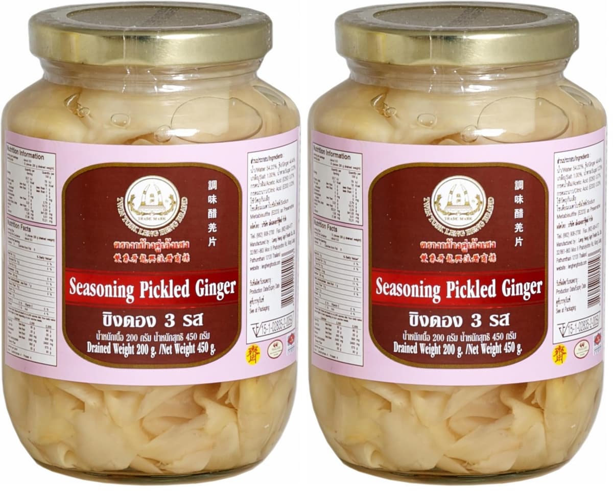 Leng Heng Jengibre en Escabeche (Blanco) Paquete de 1 x 450 Gr 450 g — view 5