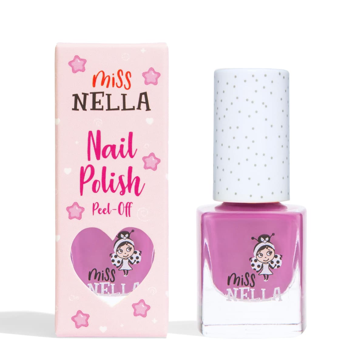 Miss Nella BLUEBERRY SMOOTHIE- Esmalte de uñas especial morada con brillantina para niños, con fórmula despegable, a base de agua y sin olor — view 34