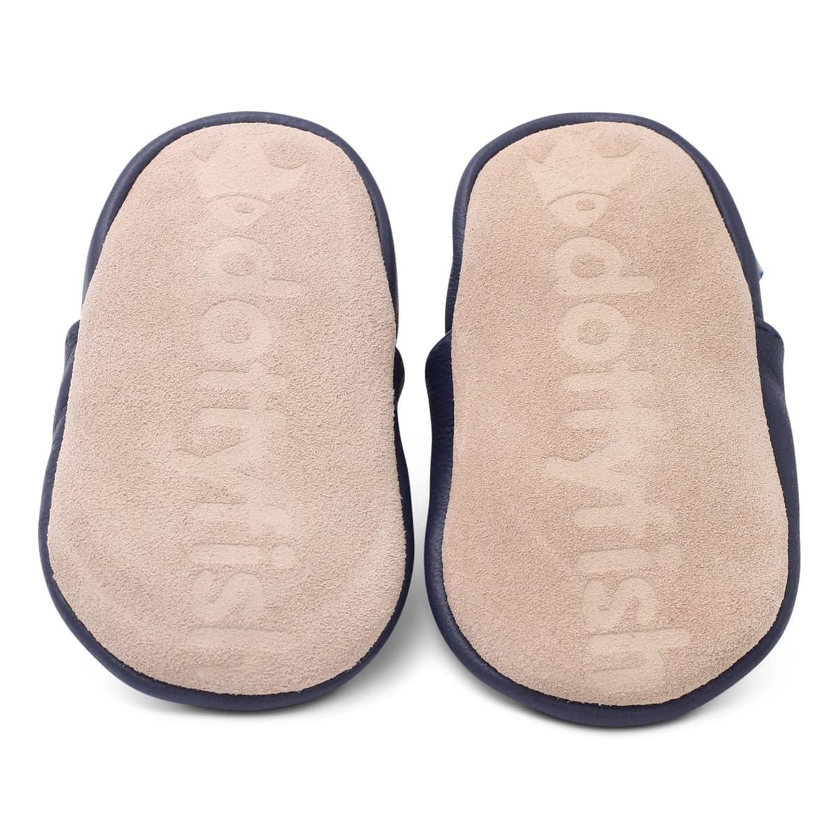 Dotty Fish Unisex Soft Leather Shoes, Unisex Baby First Walker Shoe — view 6
