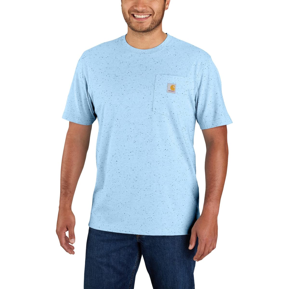 Carhartt Mens Loose Fit Heavyweight Short-Sleeve Pocket T-Shirt (Also Available in Big & Tall) CloseoutWork Utility T-Shirt — view 40