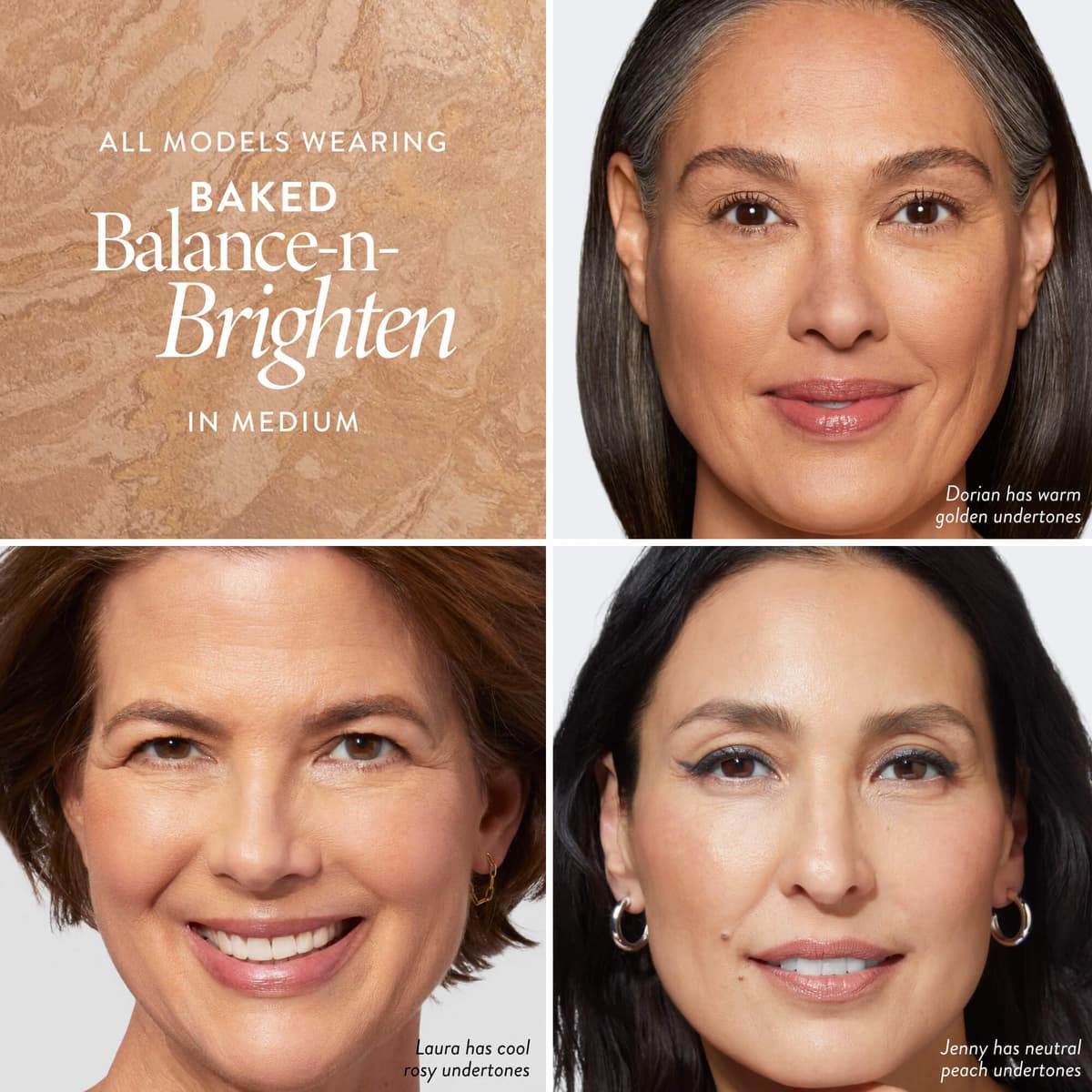 LAURA GELLER Baked Balance-n-Brighten Colour Correcting Powder Foundation (Medium) Buildable Light to Medium Coverage Baked Foundation, Demi-Matte Finish — view 4