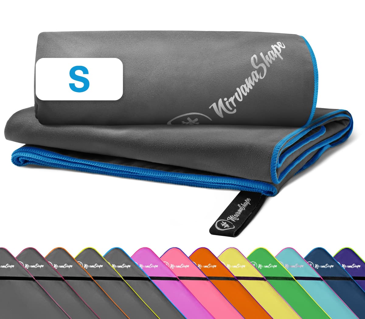 NirvanaShape Toallas de Microfibra | Absorbentes, Ligeras, de Secado rápido | Toallas de baño, Toalla de Viaje, Toallas Deportivas | Ideales para Viajar, IR al Gimnasio, la Playa, Practicar Yoga — view 108