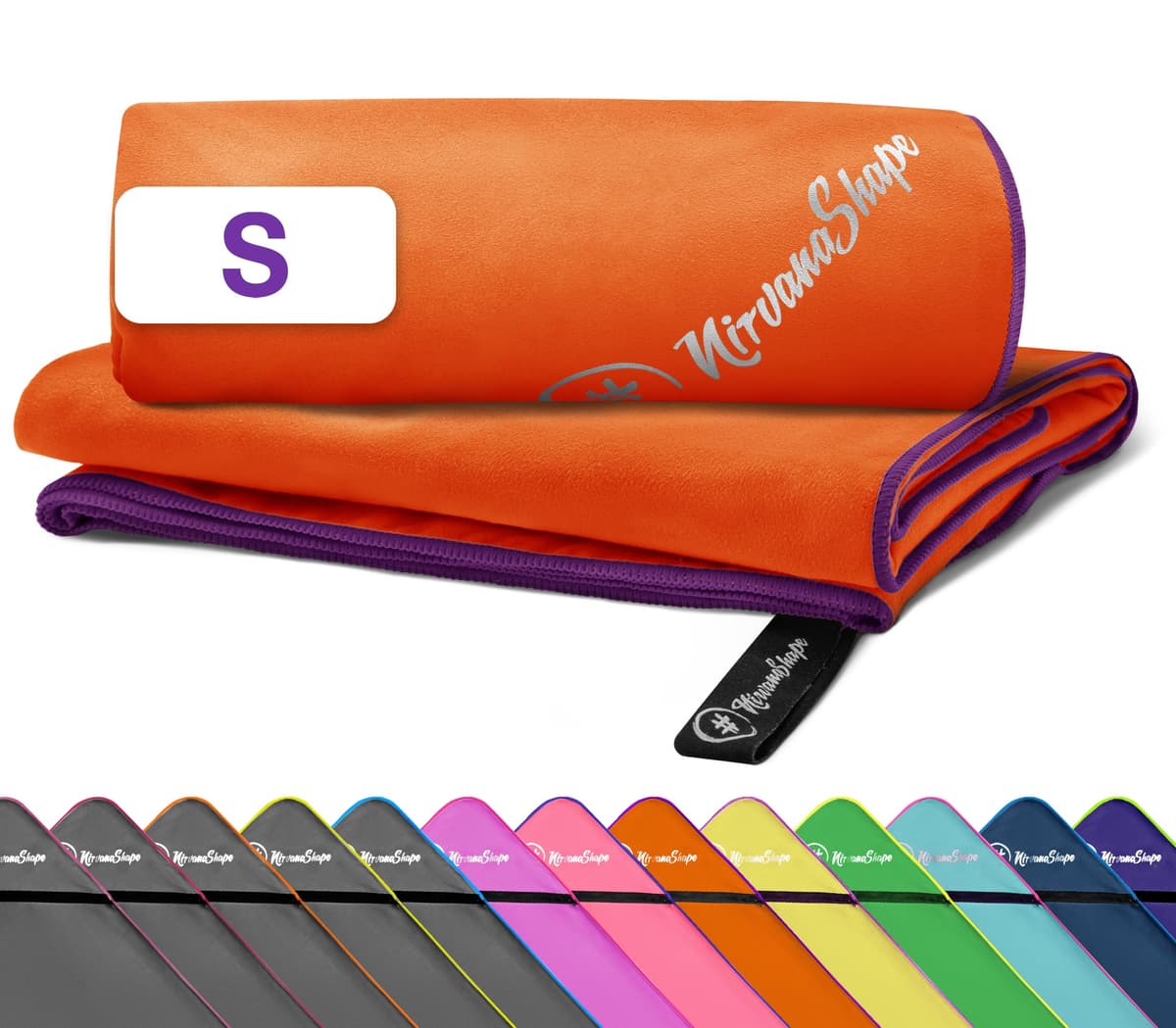 NirvanaShape Toallas de Microfibra | Absorbentes, Ligeras, de Secado rápido | Toallas de baño, Toalla de Viaje, Toallas Deportivas | Ideales para Viajar, IR al Gimnasio, la Playa, Practicar Yoga — view 51