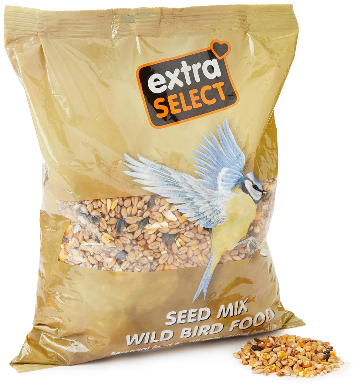 Extra Select Seed Mix Wild Bird Food, 5 Litre (Package may vary) — view 8