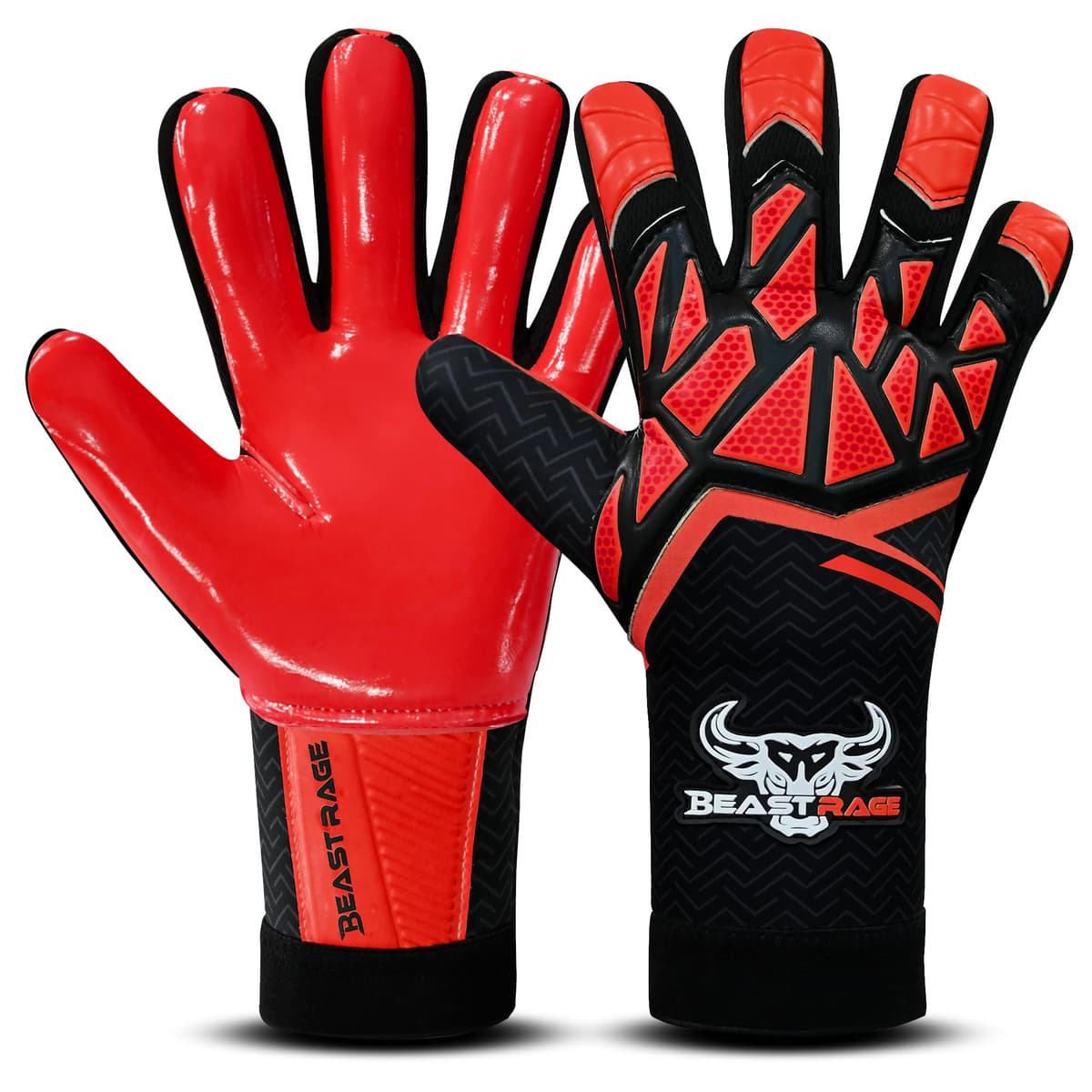 BEAST RAGE Guantes de portero para niños, adolescentes y adultos, guantes de portero de fútbol para niños y niños — view 10