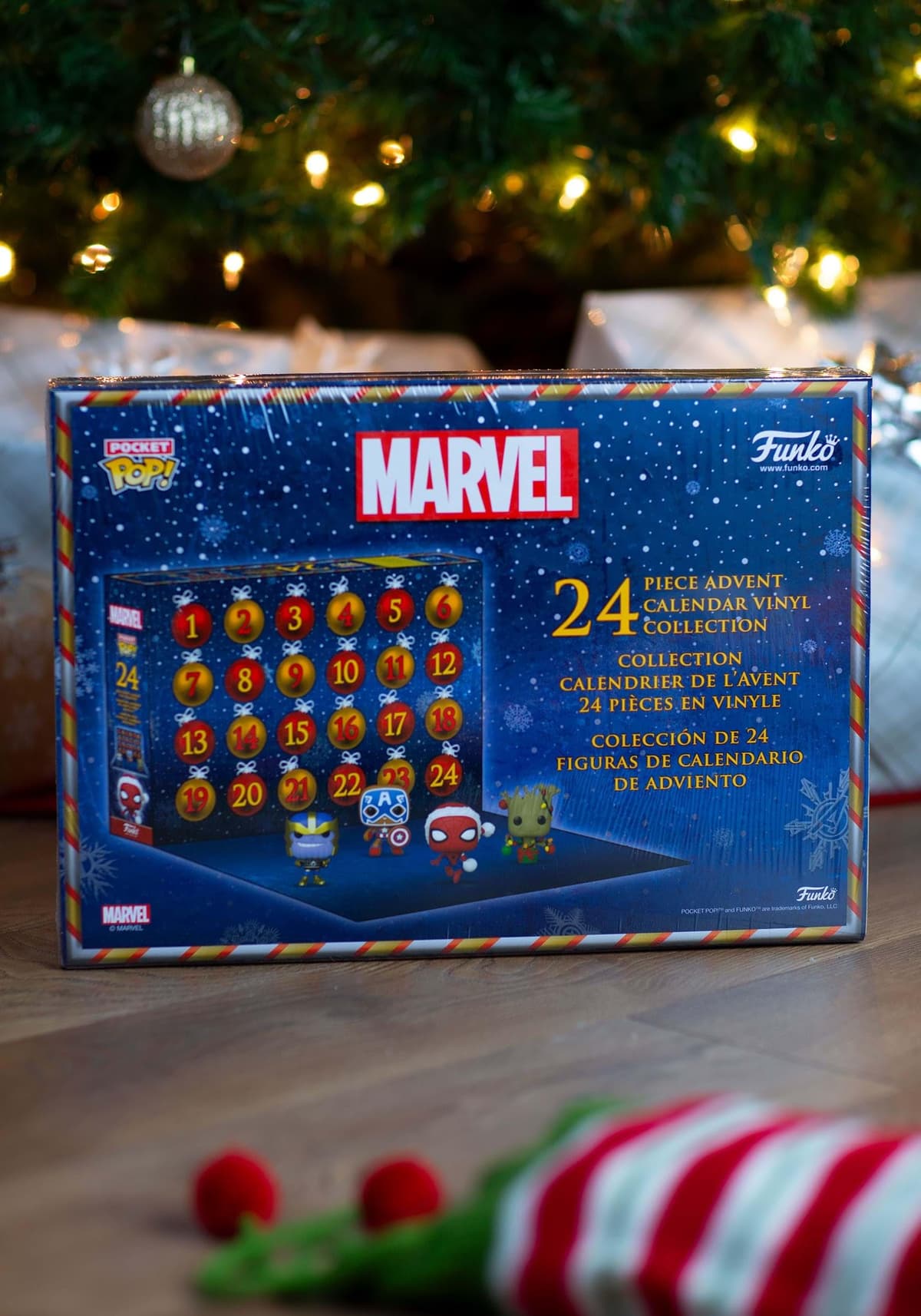 Funko Advent Calendar: Marvel Holiday - Groot - Marvel Comics - Cómics Marvel - 24 Días de Sorpresas - Minifigura de Vinilo Coleccionables - Caja Misteriosa - Idea de Regalo - Holiday Xmas — view 2