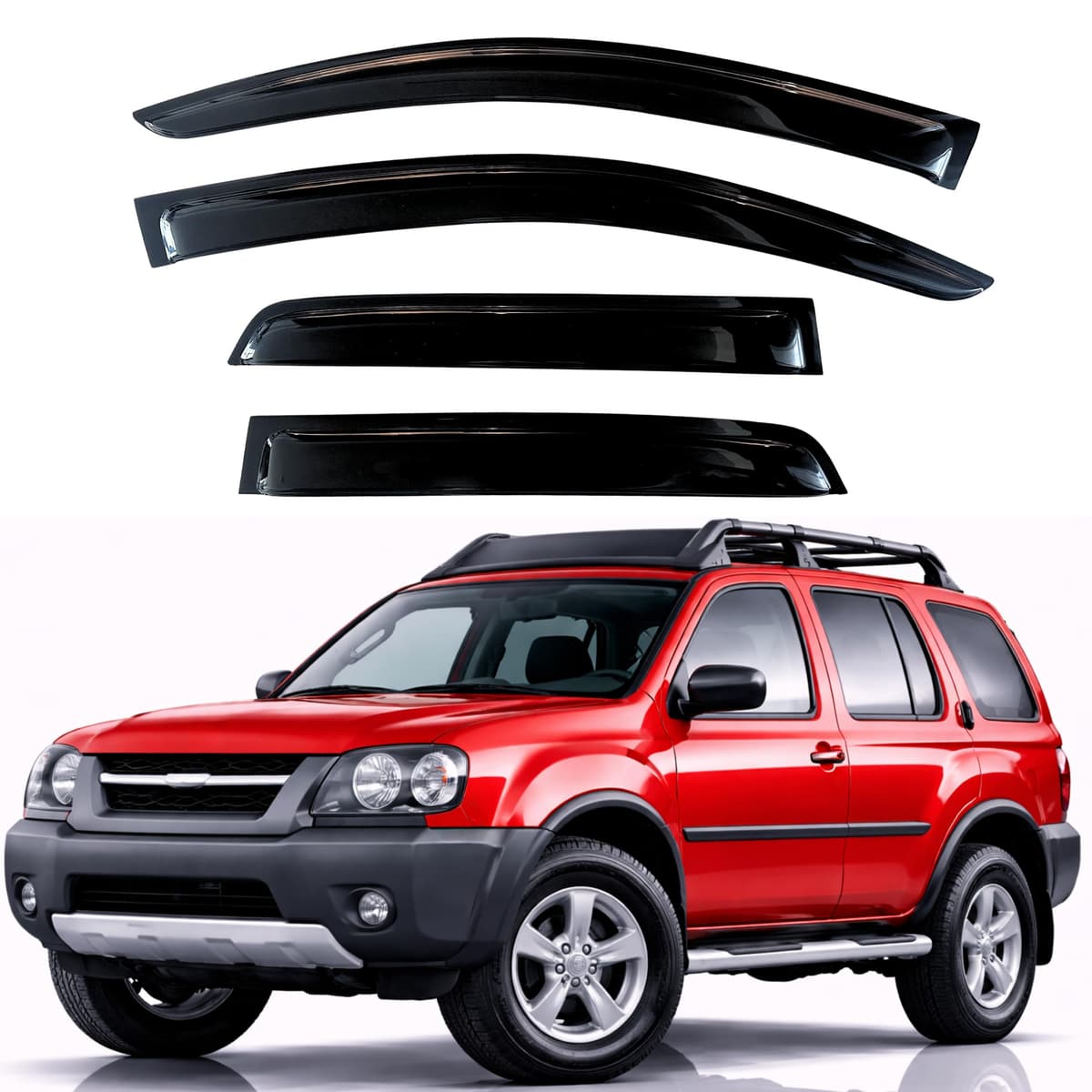 KPY Rain Guards Fit for 2006-2013 Lexus IS250 IS350, Out-Channel Window Visors Vent Wind Deflectors 4PC, Car Accessories for 06-13 Lexus is Series — view 318