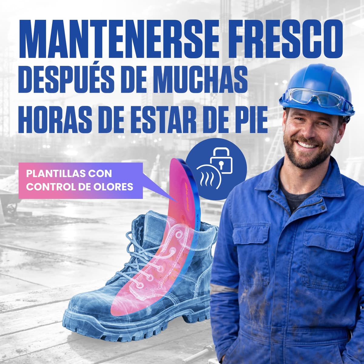 Akusoli Plantillas Hombre y Mujer – Plantillas de Gel para Zapatos con Acupresión y Soporte de Talón en U, Ideales para Zapatos de Trabajo y Largas Jornadas de Pie EU36-41.5 — view 9