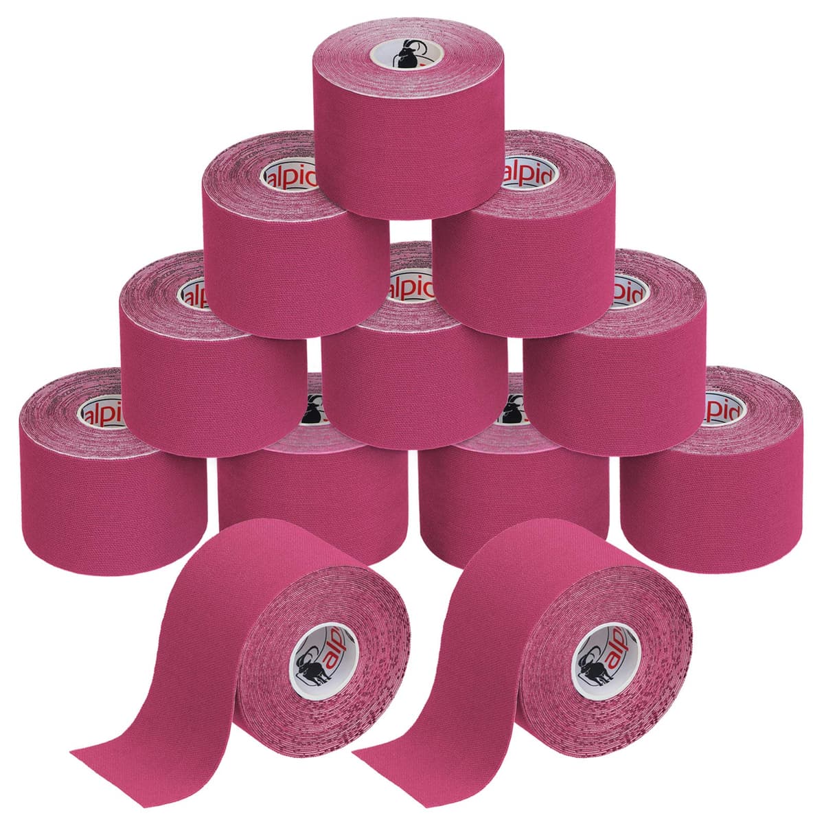 ALPIDEX Cinta Kinesiología Tape 1/3 / 6/12 Rollos Muchos Colores 5 m x 5 cm E- Book Ejemplos Aplicación Cinta Muscular Sin Látex Transpirable — view 23