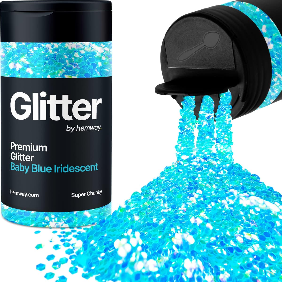 Light Rose Gold Glitter Shaker, 130g Ultrafine Glitter, Crafts 1/128" Metallic Flake Light Rose Gold Sequins, Resin & Epoxy Crafts, Decorating, Halloween, Christmas Nail, Face, Hemway — view 146