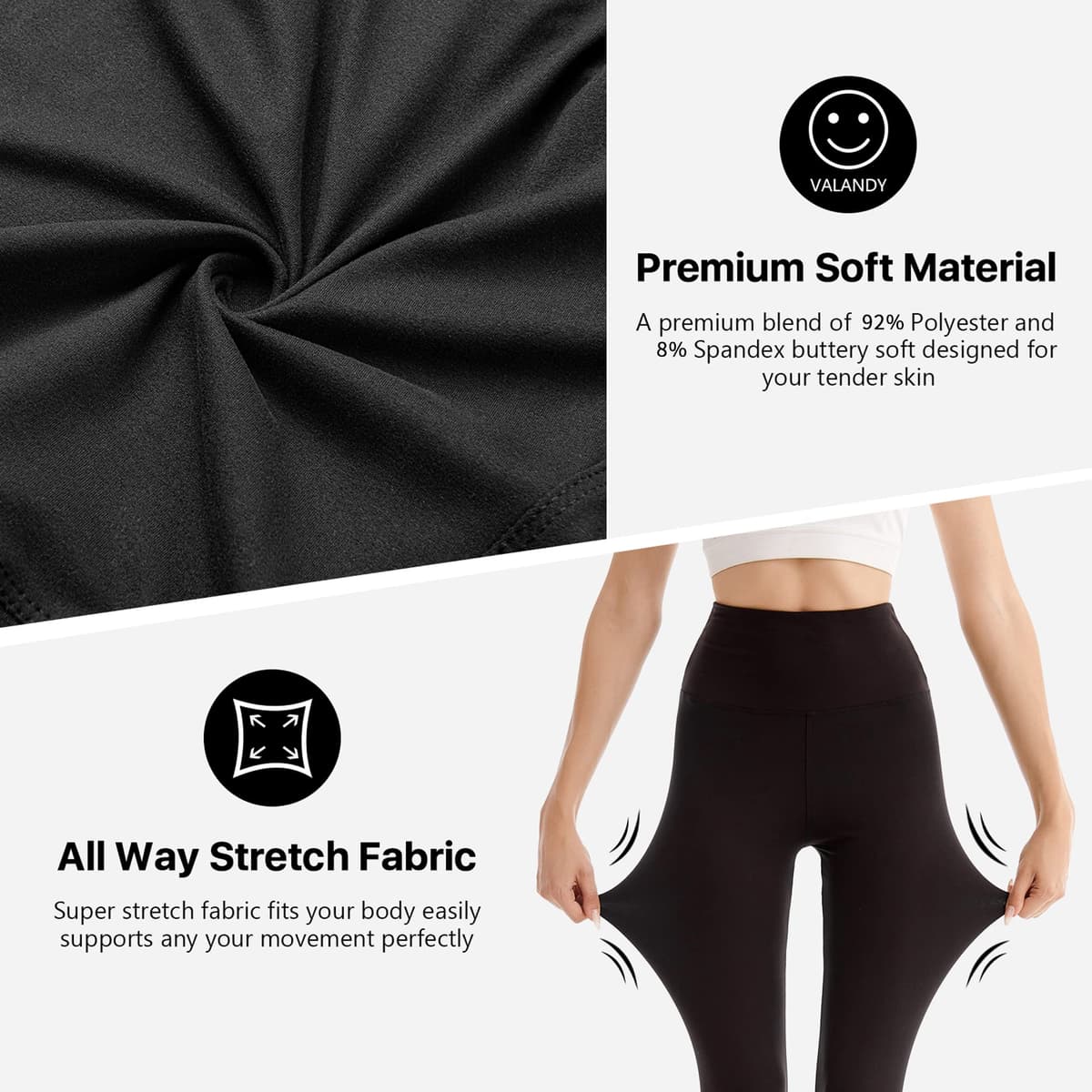 SINOPHANT 2 Leggins Mujer Pantalon Yoga Mallas Deporte Leggings Suaves Elásticos de Cintura Alta Pilates — view 4