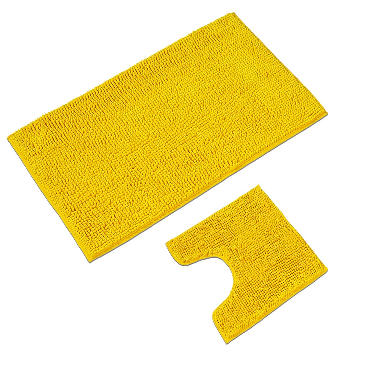 WohnDirect Alfombra Baño Gris 45x45cm • Alfombrilla baño Antideslizante y Lavable • Cómoda Y Súper Absorbente — view 59
