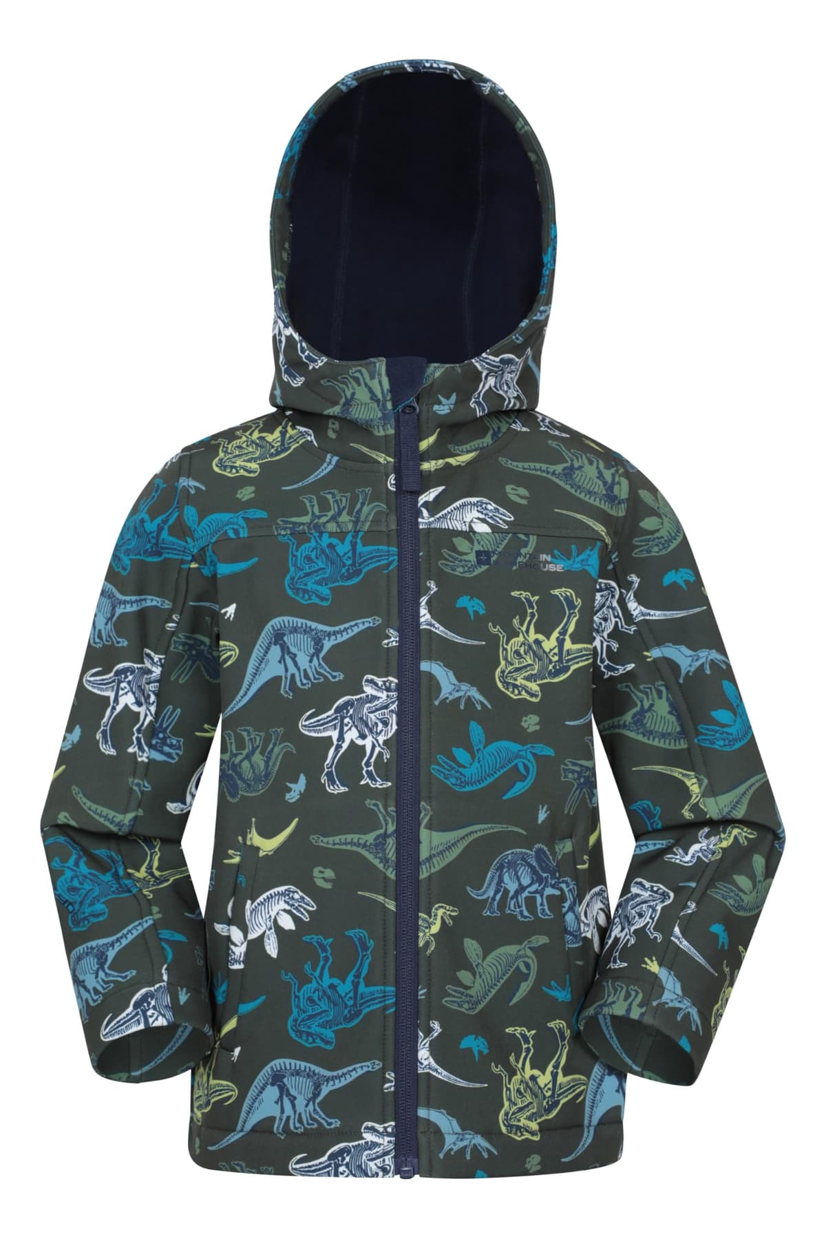 Mountain Warehouse Exodus Kids Softshell Jacket - Breathable, Wind & Water Resistant, Fleece Lined Coat, For Boys & Girls - Best For Sping Summer & Hiking — view 12