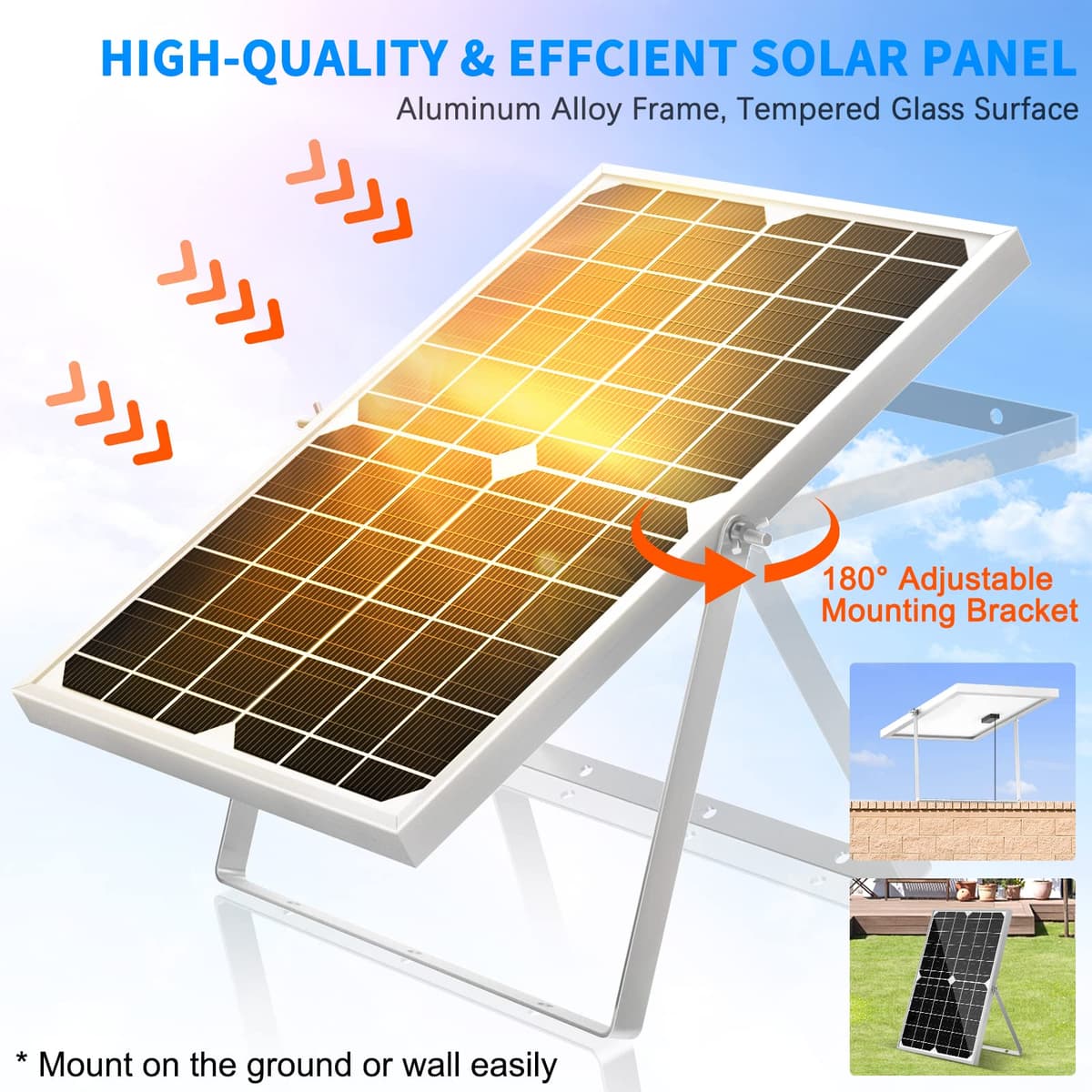 Solar Pond Pump, 15W Solar Fountain Pump with 720L/h Flow, 16.5Ft Extendable Power Cord, 4 Spray Styles & Debris Barrier Bag – Perfect for Ponds & Water Features — view 3