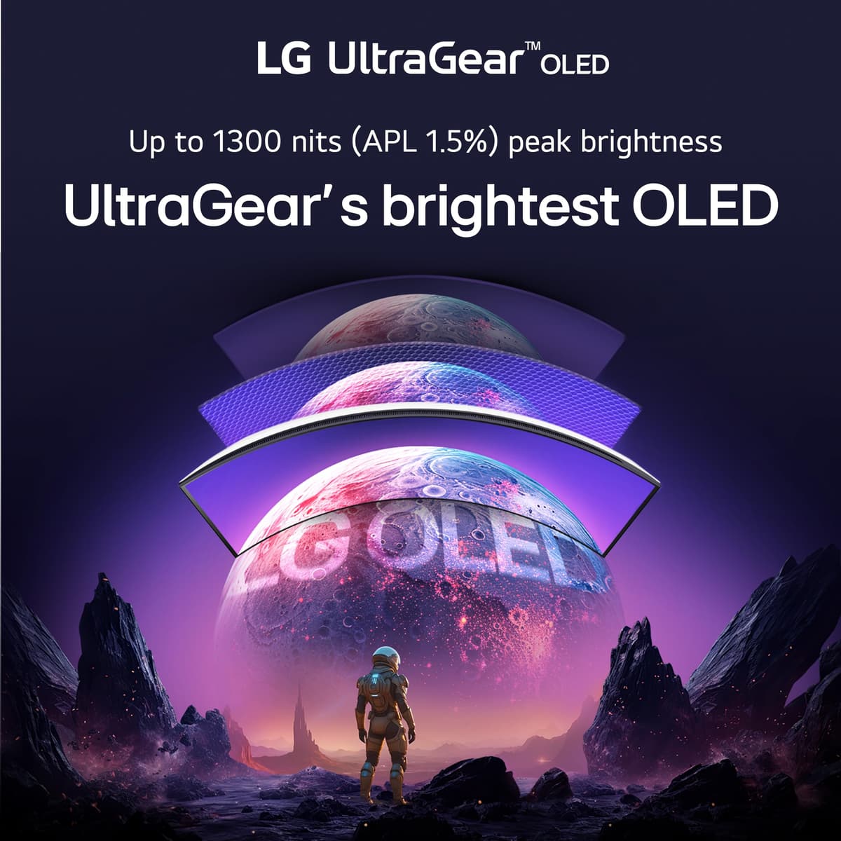 LG 39GX90SA-W 39-inch Ultragear WQHD (3440 x 1440) OLED Curved Gaming Monitor 240Hz, 1ms, NVIDIA G-Sync Compatible, AMD FreeSync Premium, VESA DisplayHDR True Black 400, webOS, USB Type-C, White — view 3
