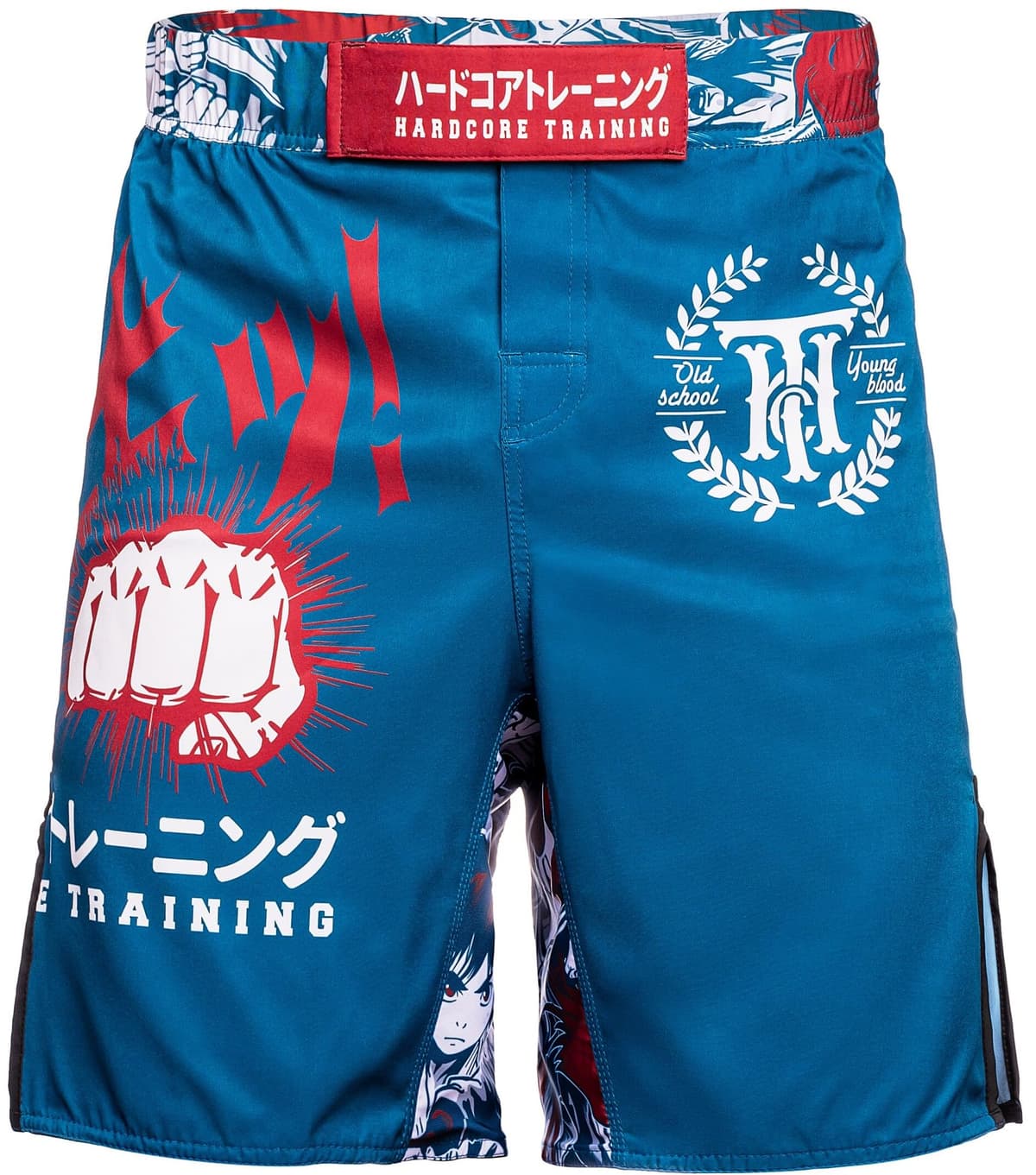 Hardcore Training Fight Shorts Hombre Pantalones Cortos MMA BJJ Boxeo Grappling Fitness No Gi — view 3