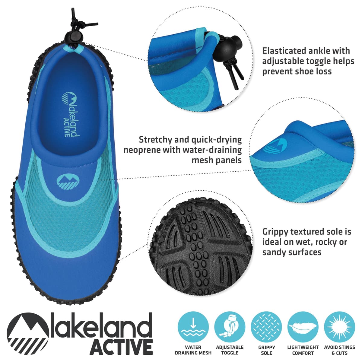 Lakeland Active Boy's Eden Aquasport Water Shoes — view 4