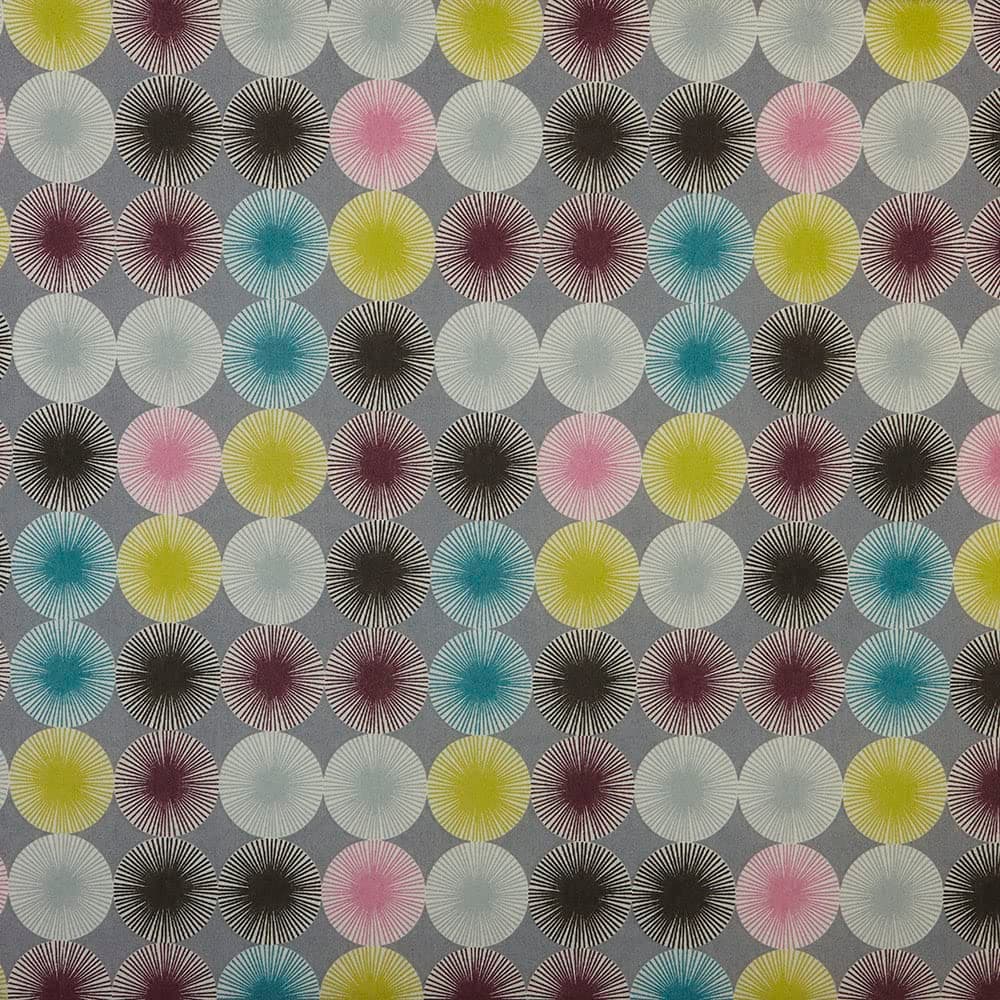 Kt KILOtela - Tela Loneta Estampada, Decoración, Tapizar, Cojines, Cortinas, Bolsos, Manteles, Costura Creativa, 100 cm Largo x 280 cm Ancho, Flores Sevilla, Rosa, Azul ─ 1 Metro — view 6
