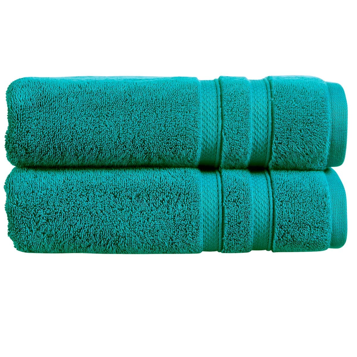 Christy Chroma Bath Towels | Set of 2 | Highly Absorbent Heavyweight 675GSM | Bold and Bright | Soft Velvety Smooth Bathroom Shower Towels | 100% Cotton | Sustainably Made | Ash Grey — view 23