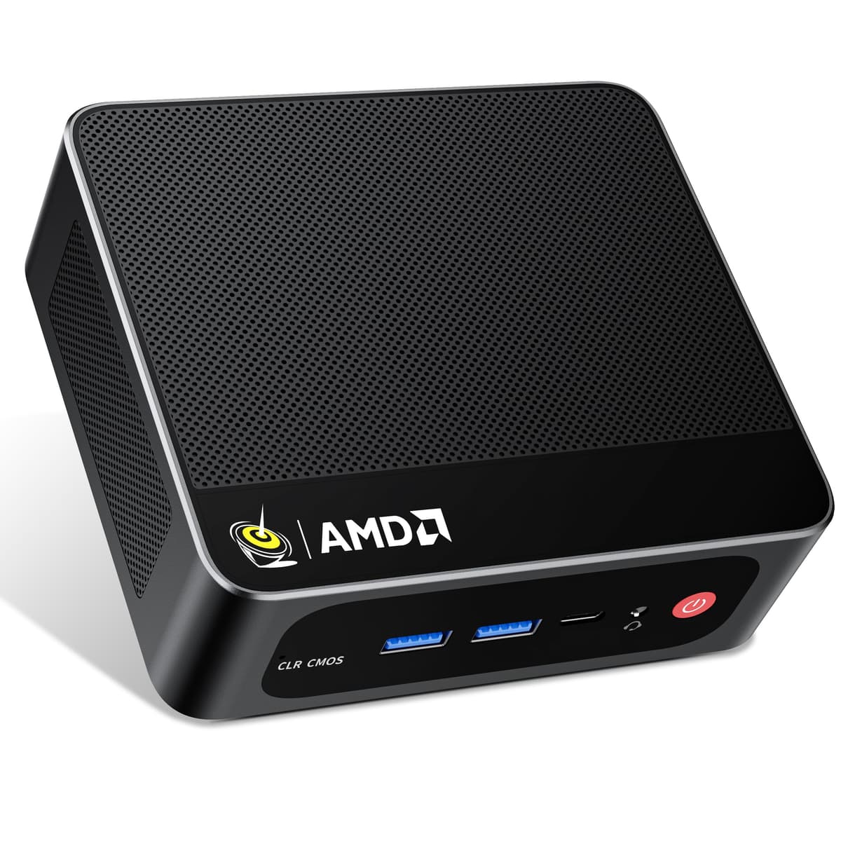 Beelink Mini PC, AMD Ryzen 5500U (6C/12T, Up to 4.0GHz), 16GB DDR4 500GB M.2 NVME SSD, Mini Computer Support 2.5G LAN/Triple Display/USB3.2/WiFi6/BT5.2 Home/Office Micro Desktop Computer
