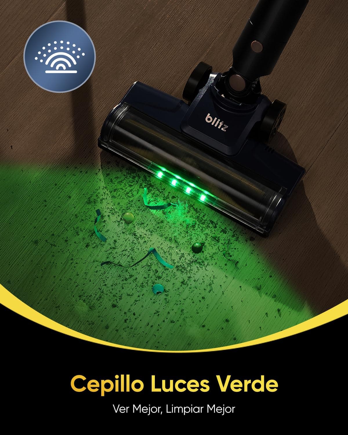 Vexilar Aspiradora sin Cable V12 58KPa/50 Min, Aspirador sin Cable Fácil Manejar, Batería Extraíble,Ligero,Multiusos Accesorios, Aspirador Escoba para Suelo/Alfombra/Pelo de Mascotas/Coche — view 3
