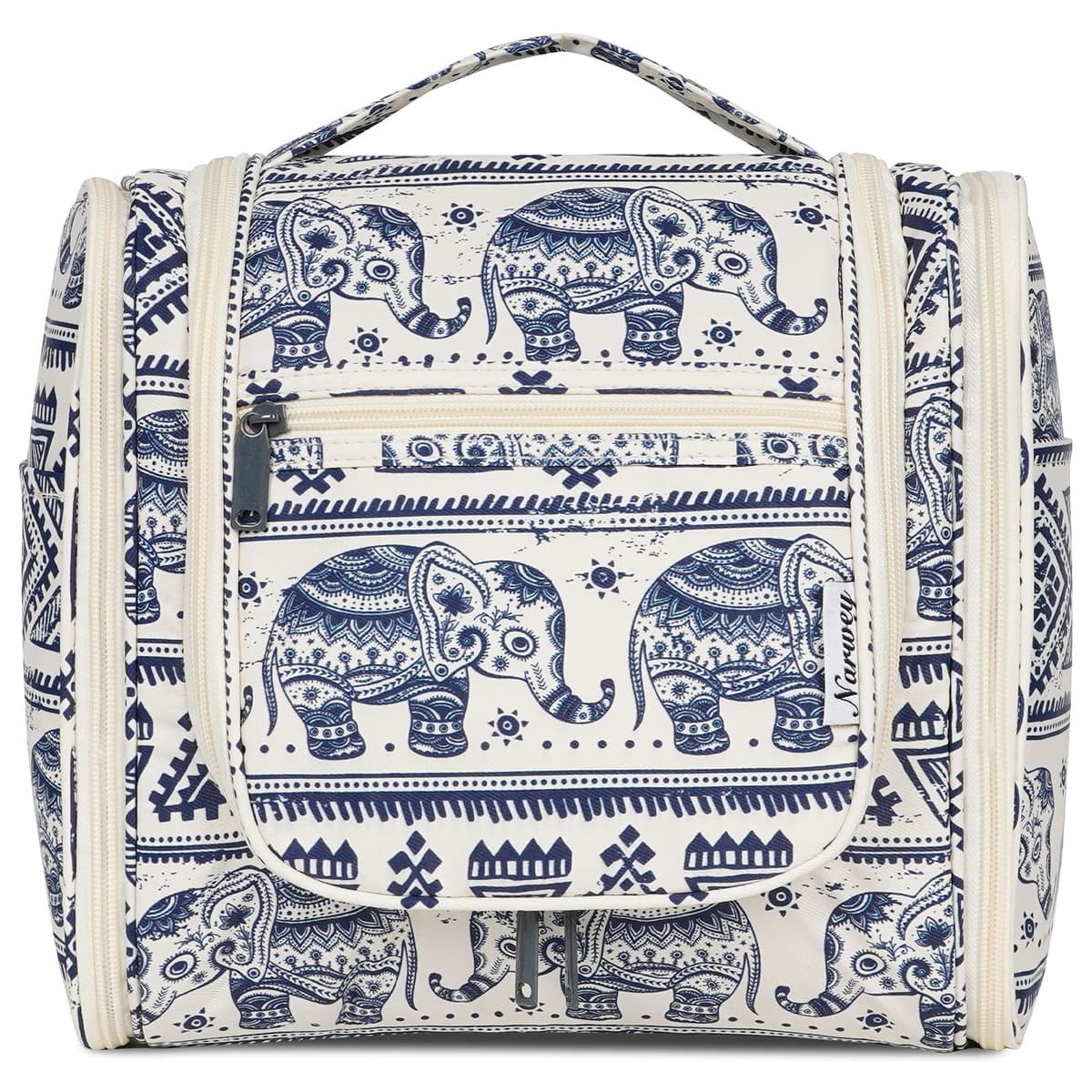 Narwey Neceser Mujer Bolsa de Aseo Colgante, Organizador de Maquillaje Neceser Viaje para Hombre y Mujer Accesorios de Viaje (Negro(Grande)) — view 25