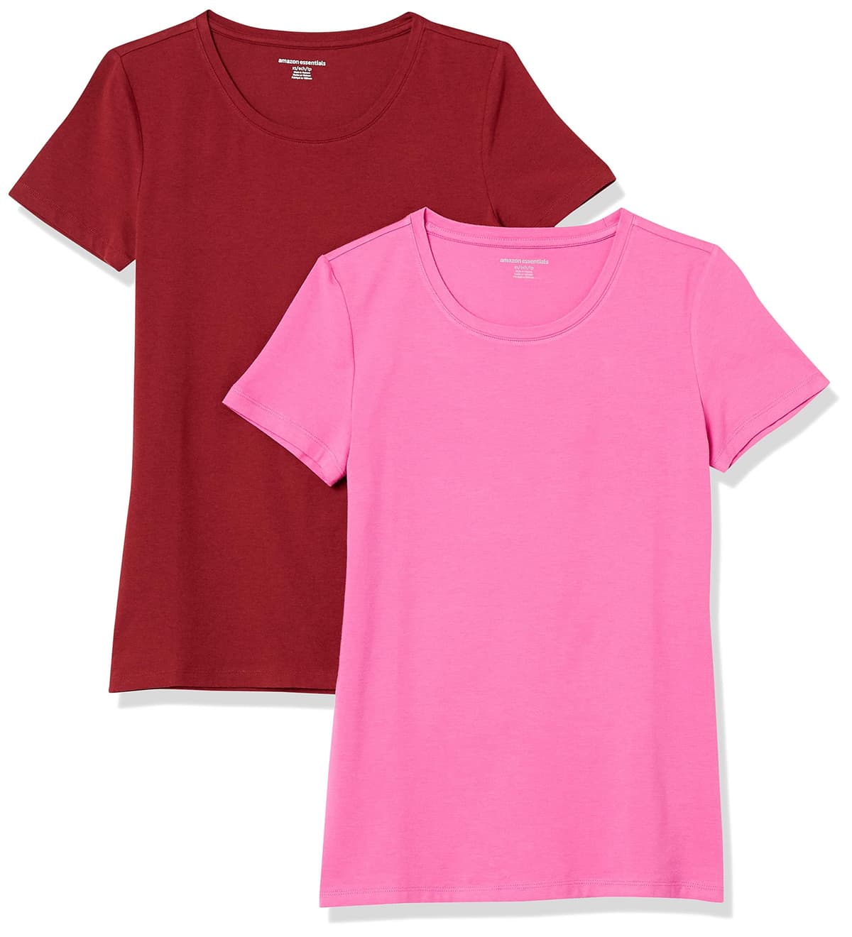 Amazon Essentials Women's Regular-Fit Short-Sleeve T-Shirt (Crewneck and V-Neck Options), Multipacks — view 283