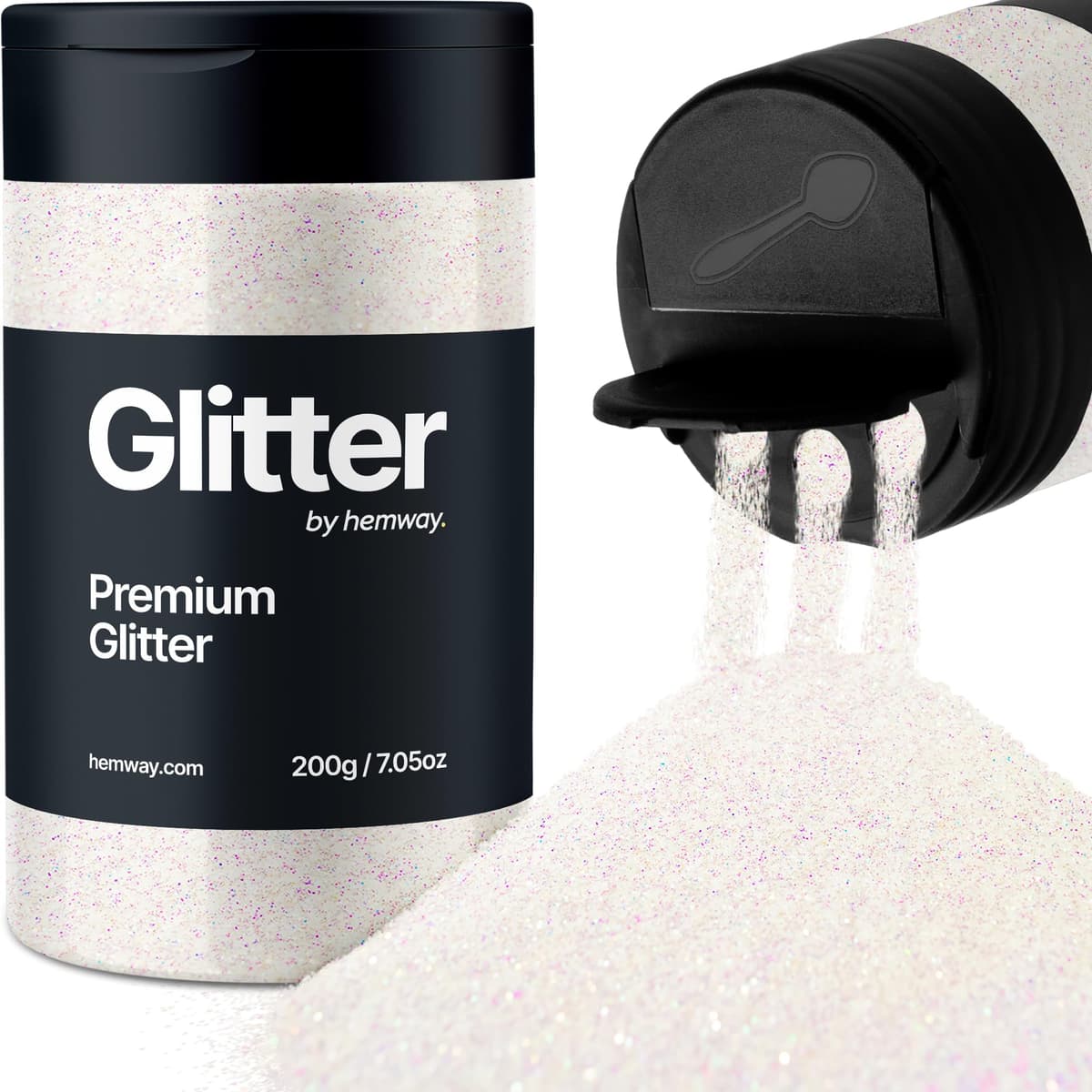 Light Rose Gold Glitter Shaker, 130g Ultrafine Glitter, Crafts 1/128" Metallic Flake Light Rose Gold Sequins, Resin & Epoxy Crafts, Decorating, Halloween, Christmas Nail, Face, Hemway — view 247