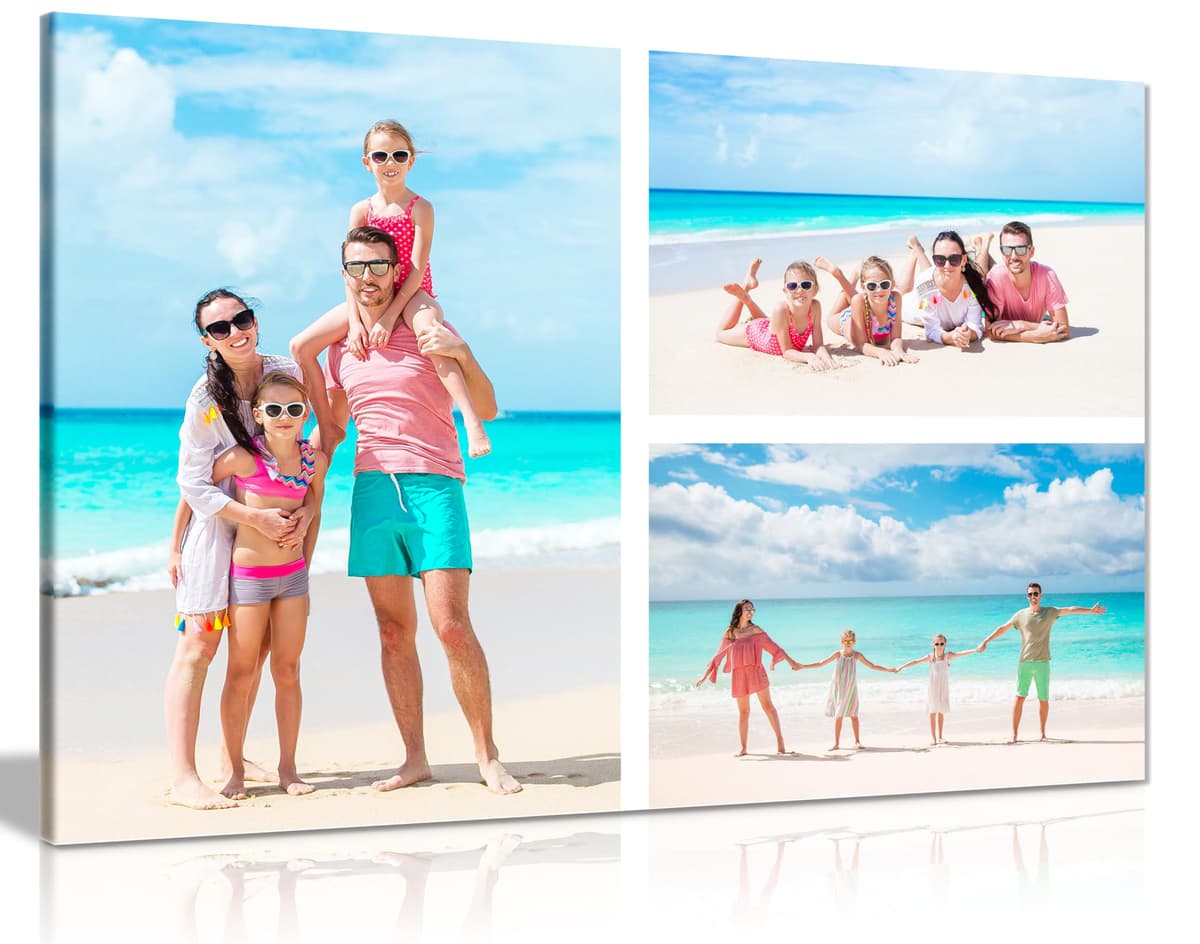 1 Photo Portrait Personalised Canvas Print – Custom Photo Wall Art – Multiple Sizes via “Customise Now” – Custom Printed Gift for Home & Occasions — view 11
