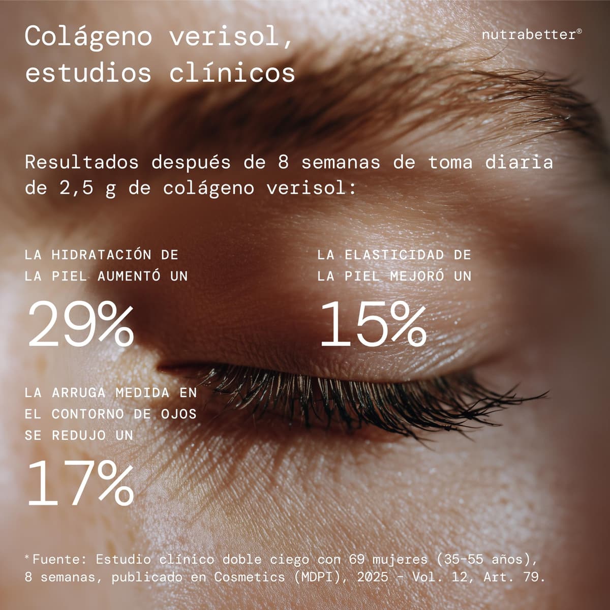 Colágeno Verisol® 2500 mg +Ácido Hialurónico 100 mg +Q10 | Colageno bebible con sabor agradable | + Vitamina C, Biotina, Selenio, Zinc y Acai | Articulaciones, Piel, Cabello y Uñas | nutrabetter® — view 4
