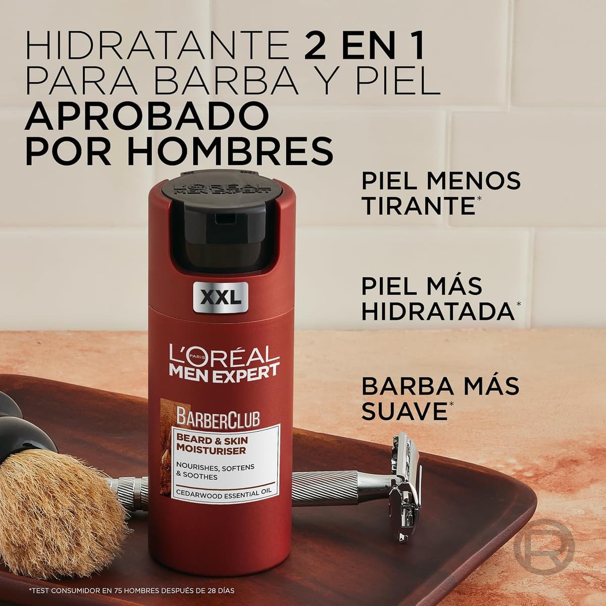 L'Oréal Men Expert Barber Club 2-in-1 Moisturizing Gel Cream for Skin and Beard XXL 100 ml + Elvive Growth Booster Anti-Hair  — view 5