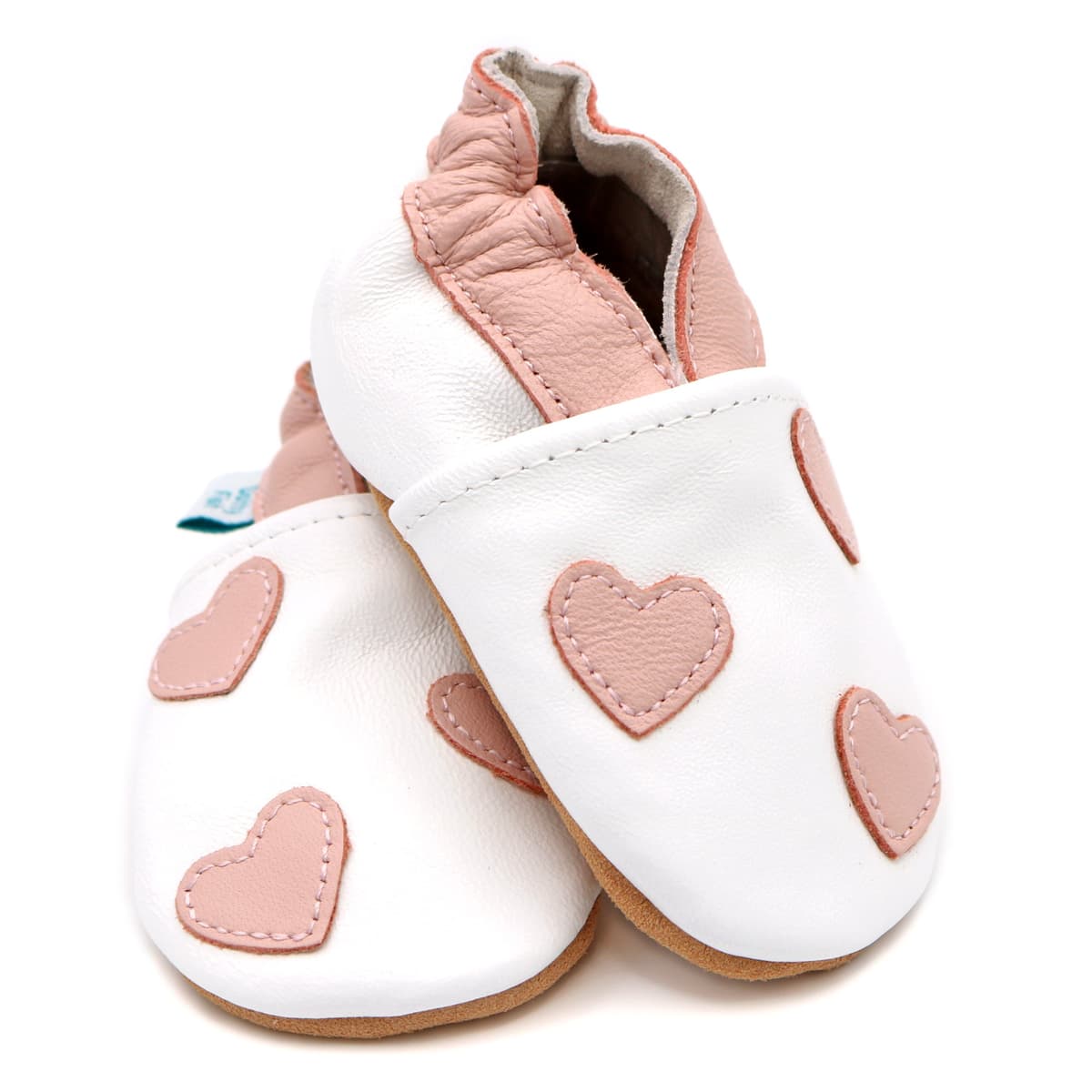 Dotty Fish Unisex Soft Leather Shoes, Unisex Baby First Walker Shoe — view 5